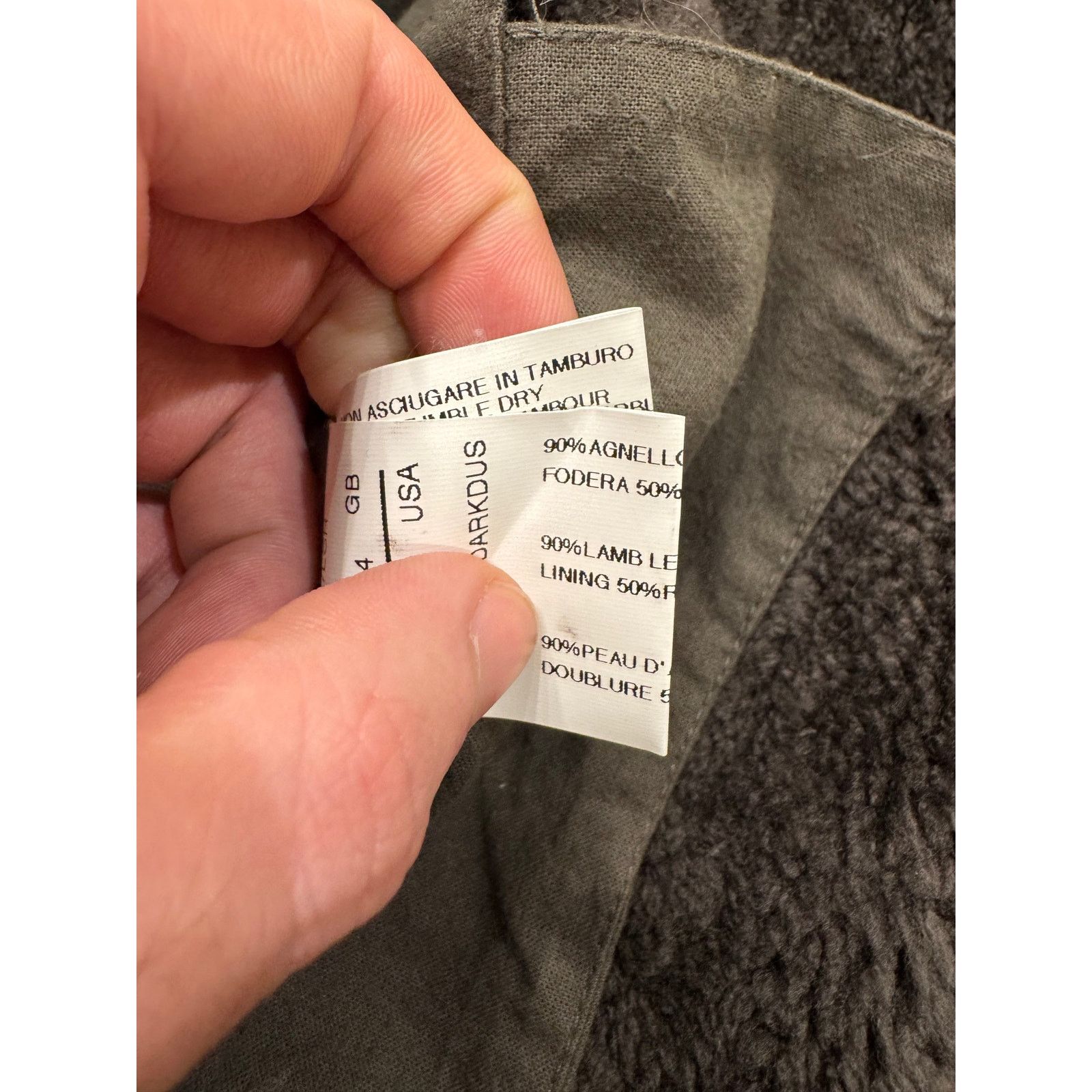 Rick Owens 2010s Rick Owens leather shearling jacket Size US S / EU 44-46 / 1 - 11 Thumbnail