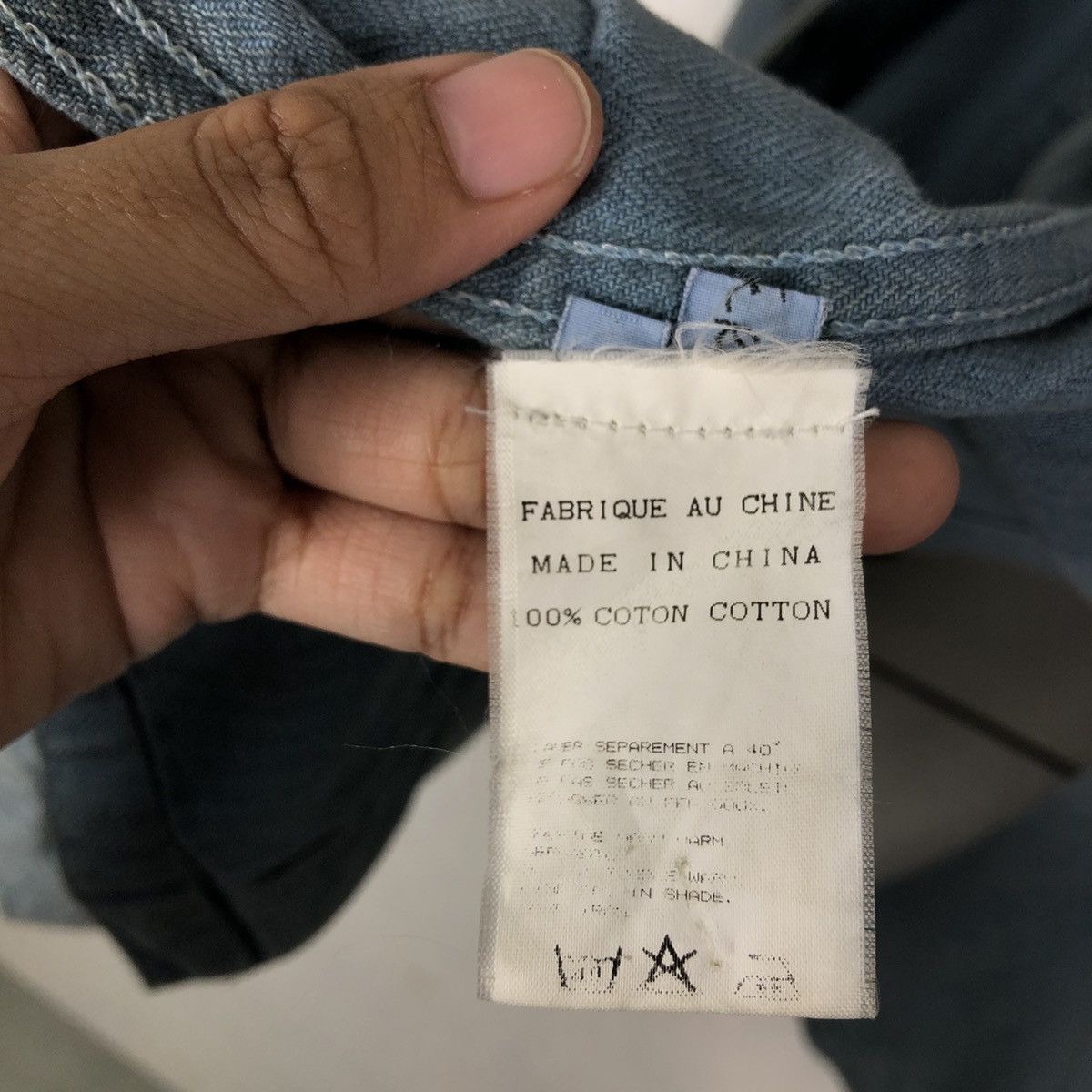Japanese Brand 🔥Vtg Long Jacket Denim Union Made Lee USA Size US M / EU 48-50 / 2 - 16 Thumbnail