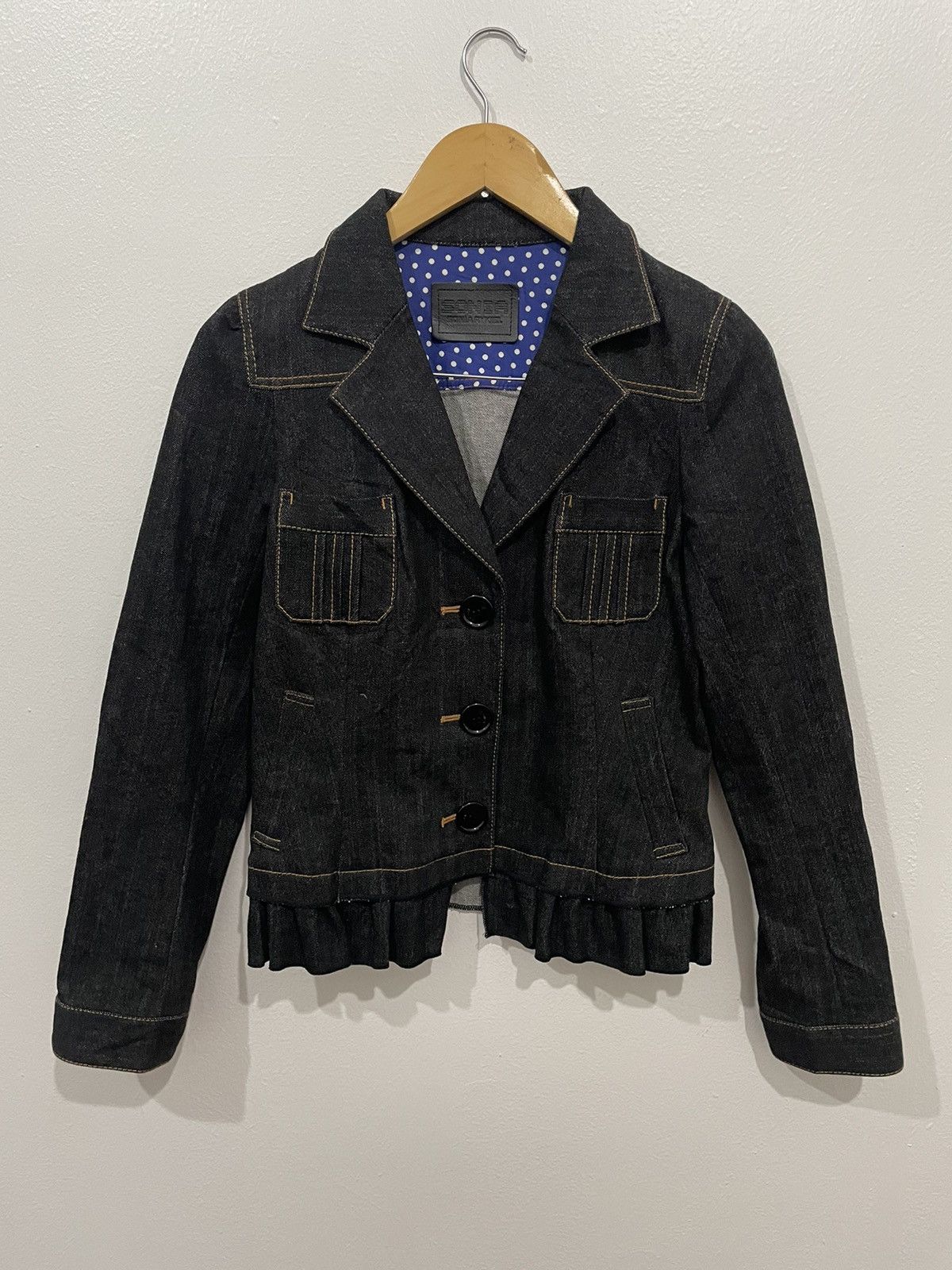 Sonia Rykiel SONIA RYKIEL INDIGO DENIM JACKET Size M / US 6-8 / IT 42-44 - 2 Thumbnail