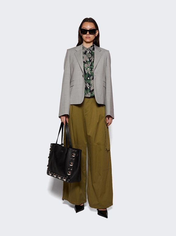 Loewe o1w1db10426 Blazers in Gray Size M / US 6-8 / IT 42-44 - 5 Thumbnail
