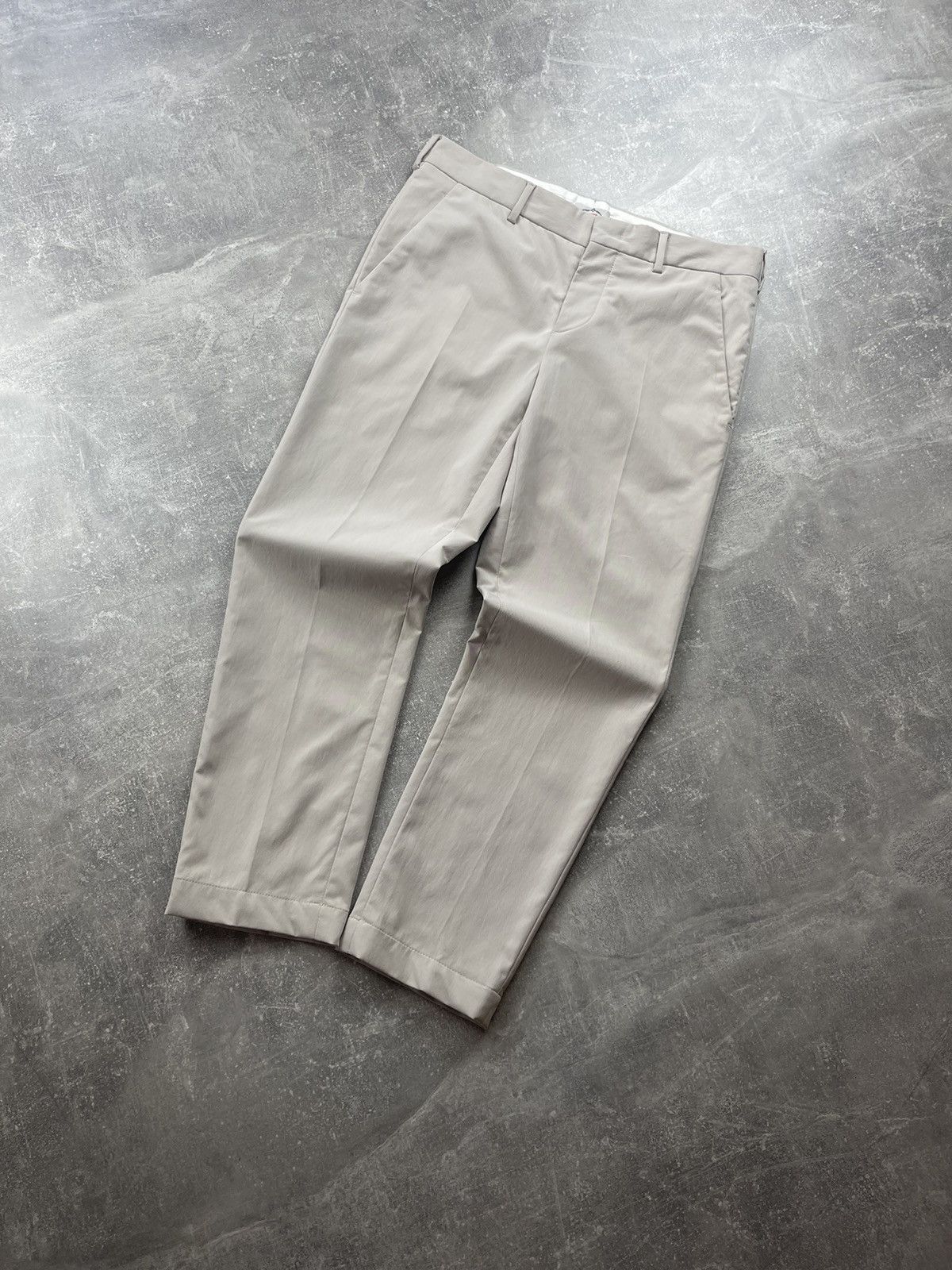 Prada Prada Milano Women’s Pants Beige Slim Fit Cropped Trousers Size 30" / US 8 / IT 44 - 6 Thumbnail