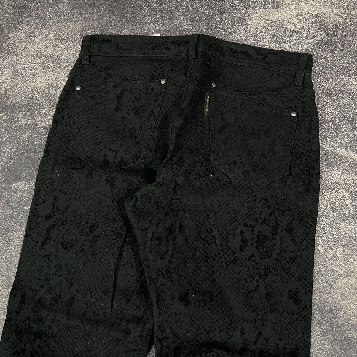If Six Was Nine × Le Grande Bleu (L.G.B.) × Tornado Mart 90's Pazzo Denim Store Flared Jeans Size US 34 / EU 50 - 5 Thumbnail