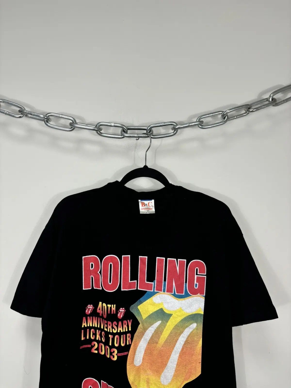 Band Tees × The Rolling Stones × Vintage Vintage The Rolling Stones 2003 Licks Tour Black Band Tee Size US L / EU 52-54 / 3 - 3 Thumbnail