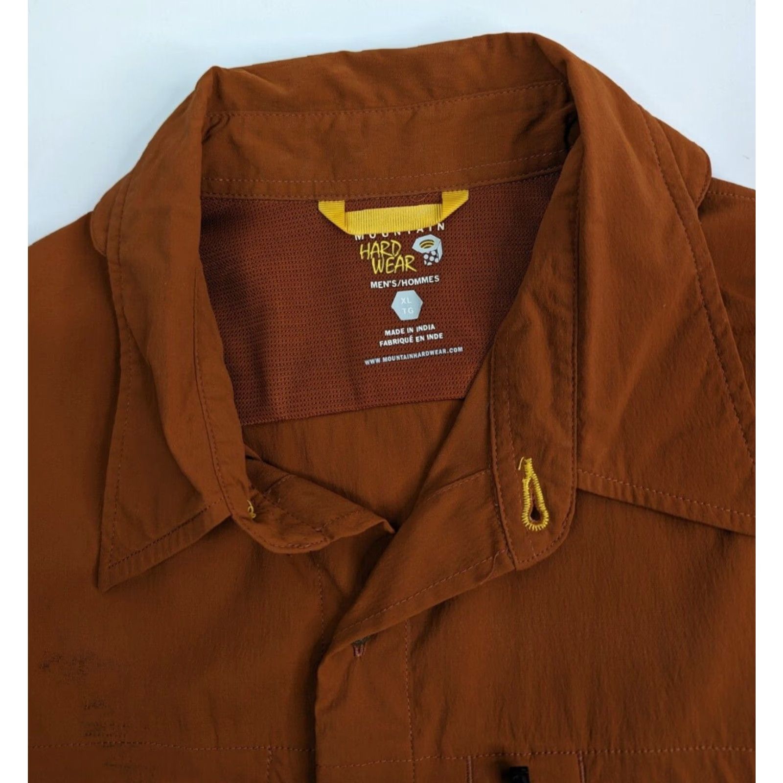 Mountain Hardwear Mountain Hardwear Shirt Men's XL Rust Orange Ravine Vented Hiking Outdoor Size US XL / EU 56 / 4 - 7 Thumbnail