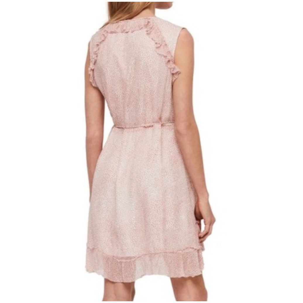 Allsaints AllSaints Pink Priya Leox Wrap Dress sz S Size S / US 4 / IT 40 - 2 Thumbnail