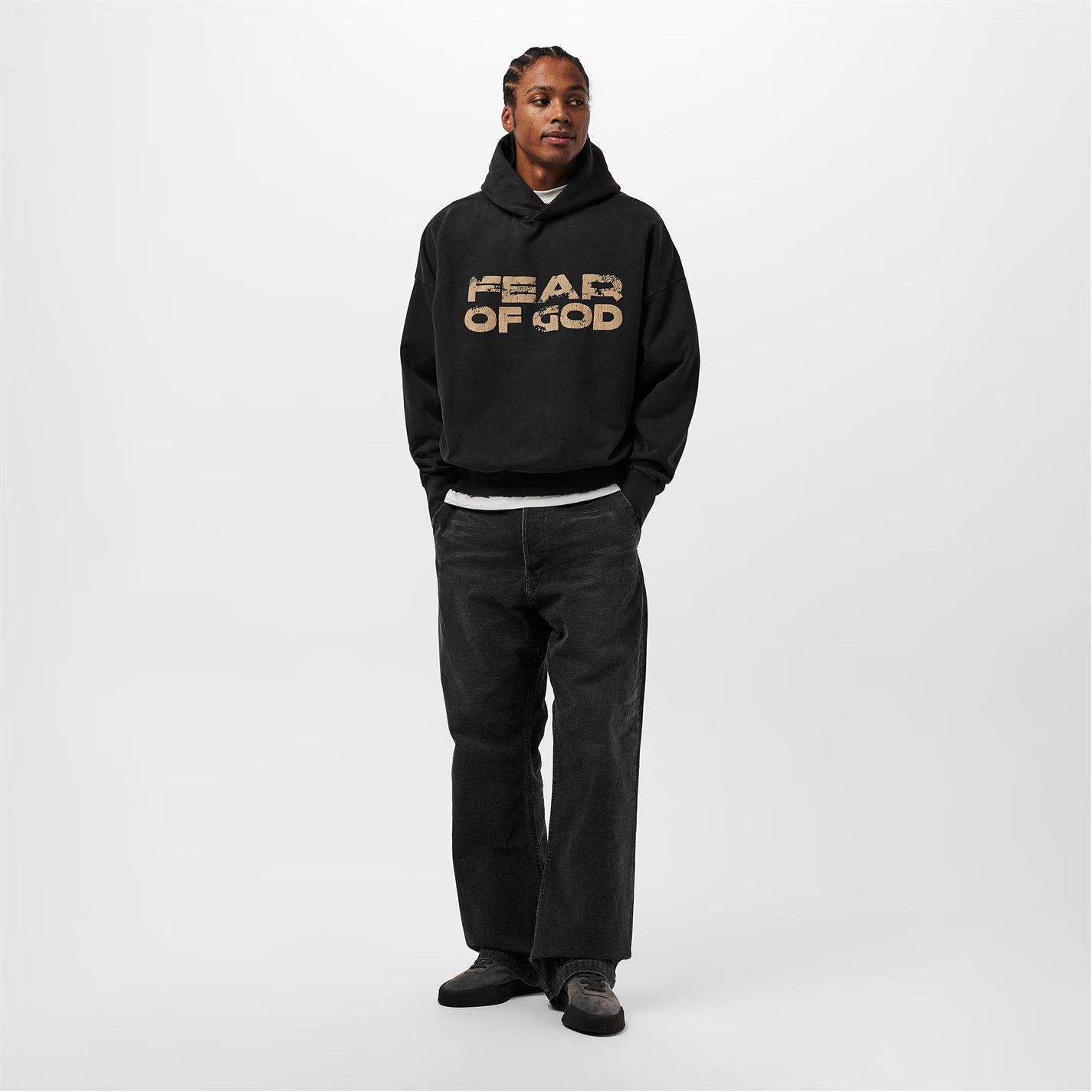 Fear of God o1g2r1mq0426 Over the Head Hoodie in Black Size US M / EU 48-50 / 2 - 5 Thumbnail