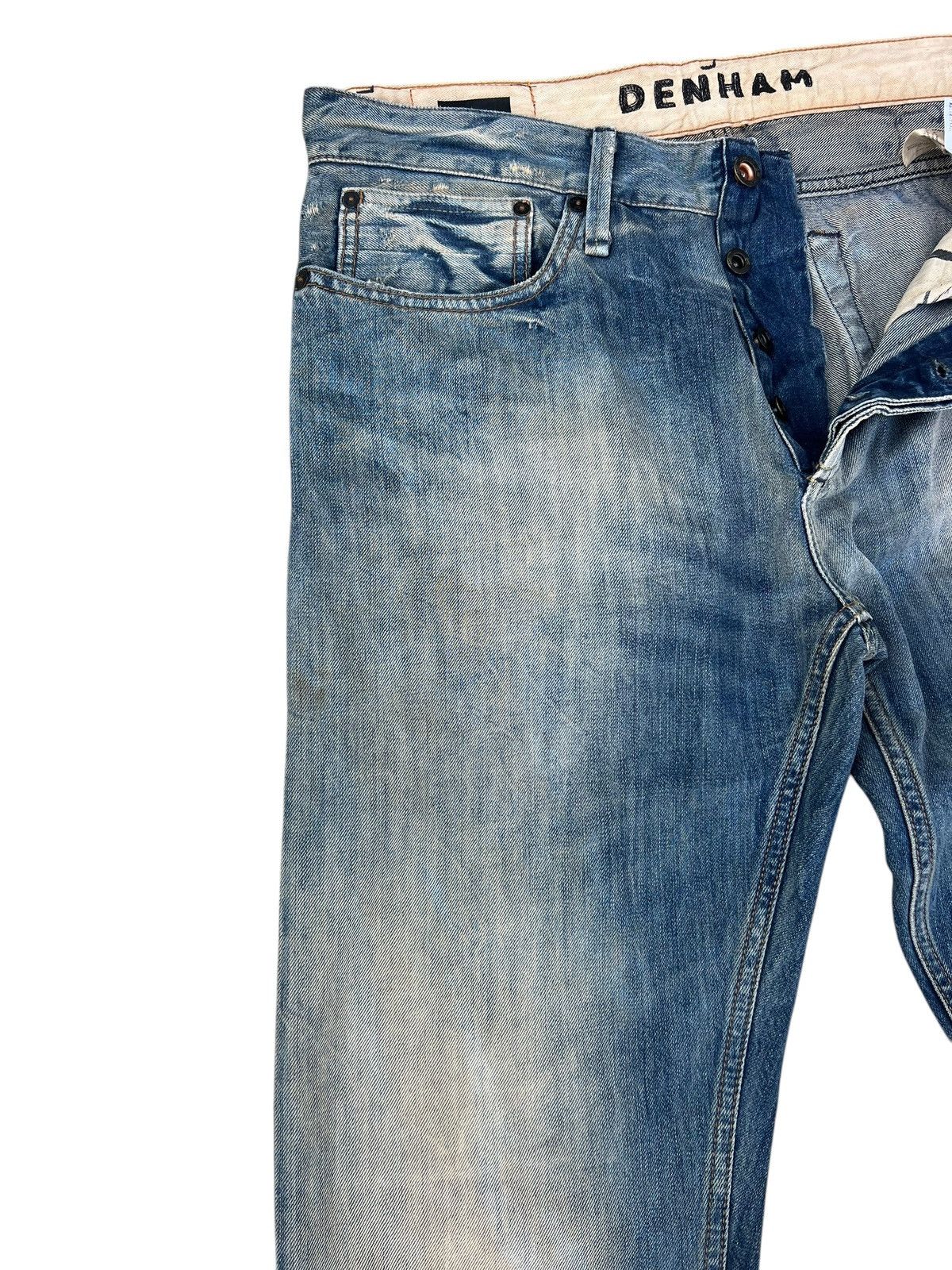 DENHAM Mud Wash Denim DENHAM Razor Slim Fit Jeans Size US 32 / EU 48 - 8 Thumbnail