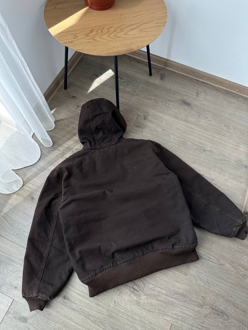 Carhartt × Vintage Vintage Carhartt Workwear Faux Fur Brown Detroit Jacket Size US L / EU 52-54 / 3 - 19 Thumbnail