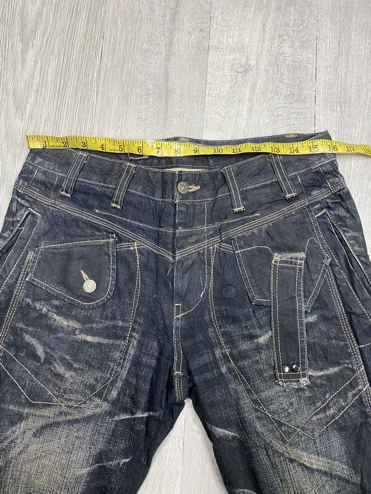If Six Was Nine × Japanese Brand × PPFM Rare PPFM Punk Denim Multipocket Size US 32 / EU 48 - 8 Thumbnail