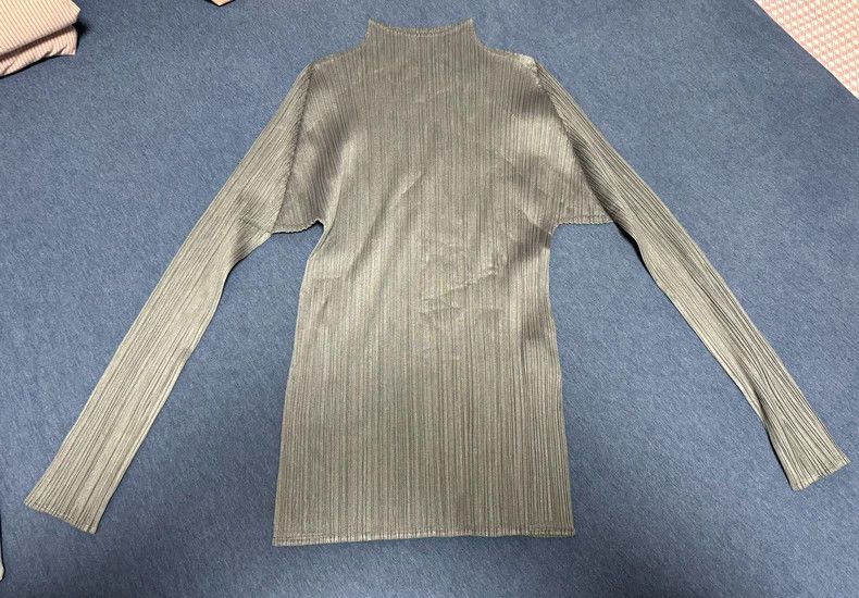 Issey Miyake issey miyake size:4 Grey long sleeves Size XXS / US 00 / IT 34 - 1 Thumbnail