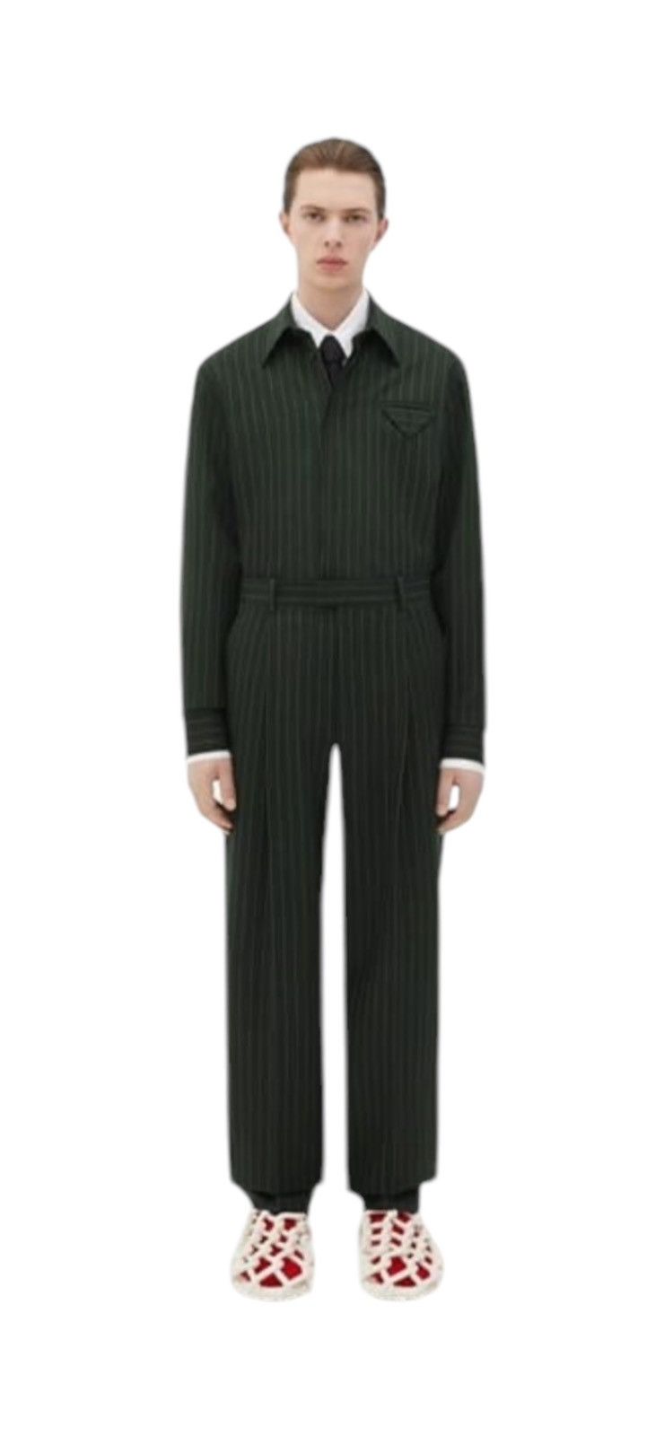 Bottega Veneta BOTTEGA VENETA PINSTRIPE SHIRT Size US L / EU 52-54 / 3 - 7 Thumbnail