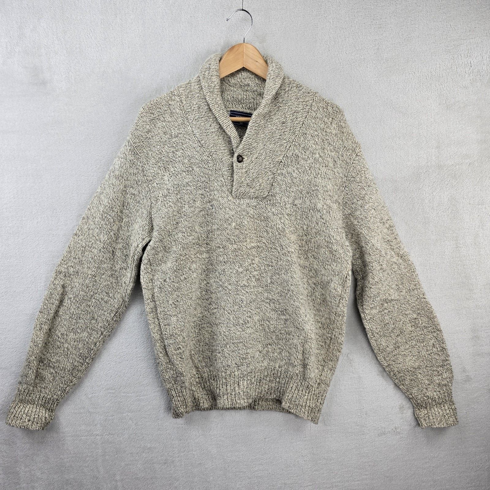 Other Vintage Mervyn’s Men’s Wool Shawl Collar Sweater Medium Size US M / EU 48-50 / 2 - 2 Thumbnail