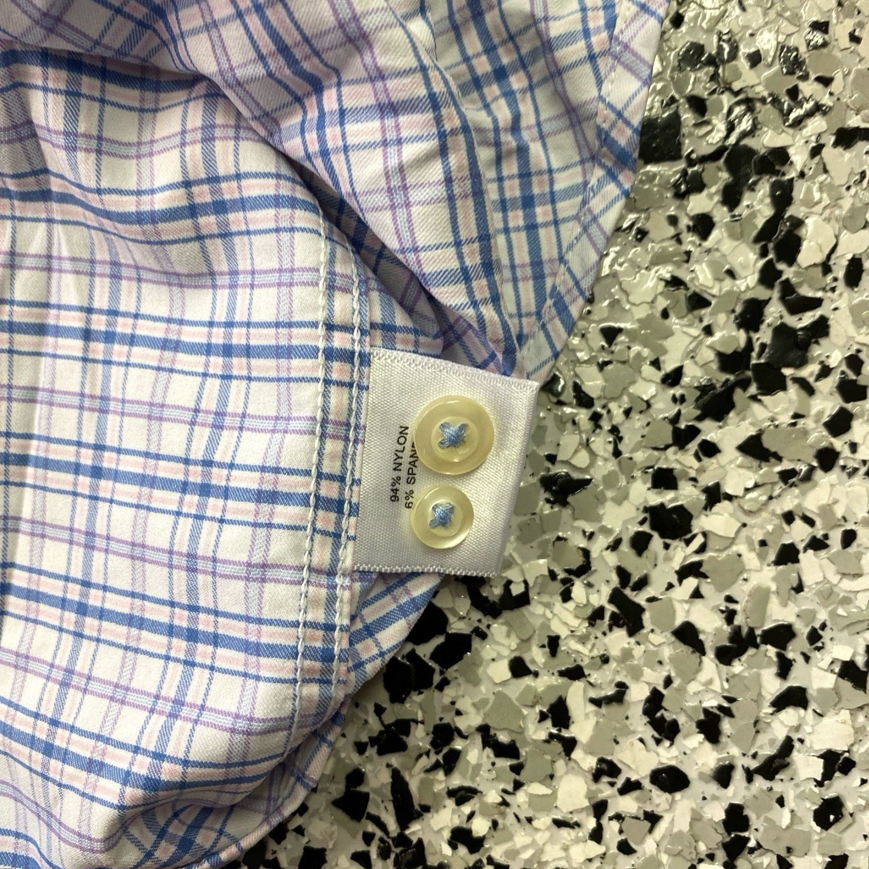 Peter Millar PETER MILLAR Summer Comfort Shirt Men's XL Blue Purple Check L/S Button-Up Casual Business Size US XL / EU 56 / 4 - 5 Thumbnail