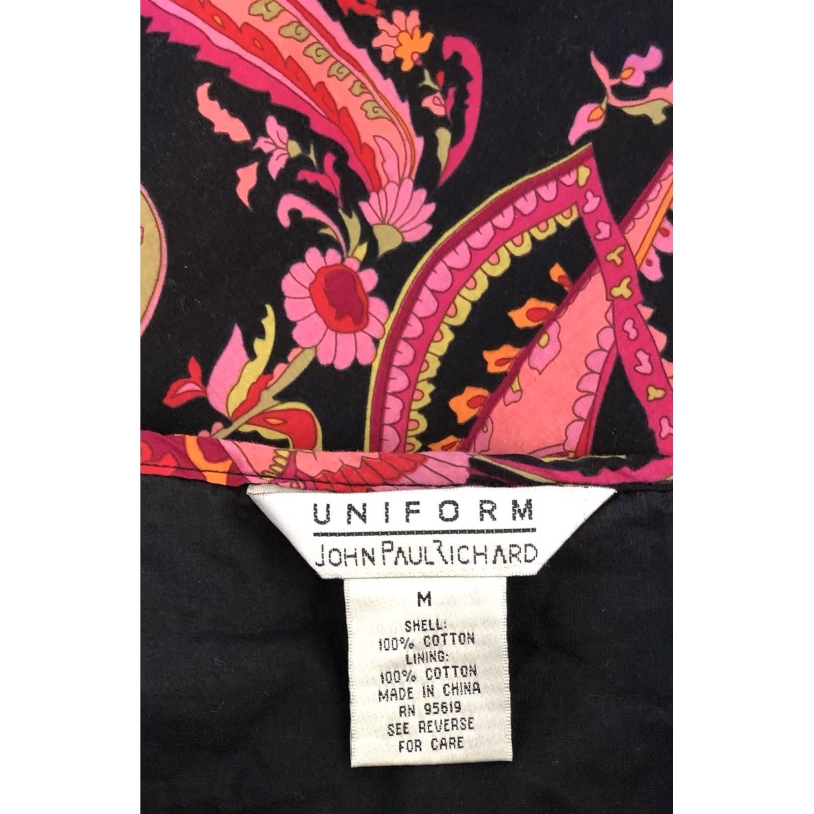 Vintage VINTAGE John Paul Richard Tank mini dress M black pink paisley ruched sweetheart halter sleeveless mini dress Size M / US 6-8 / IT 42-44 - 4 Thumbnail