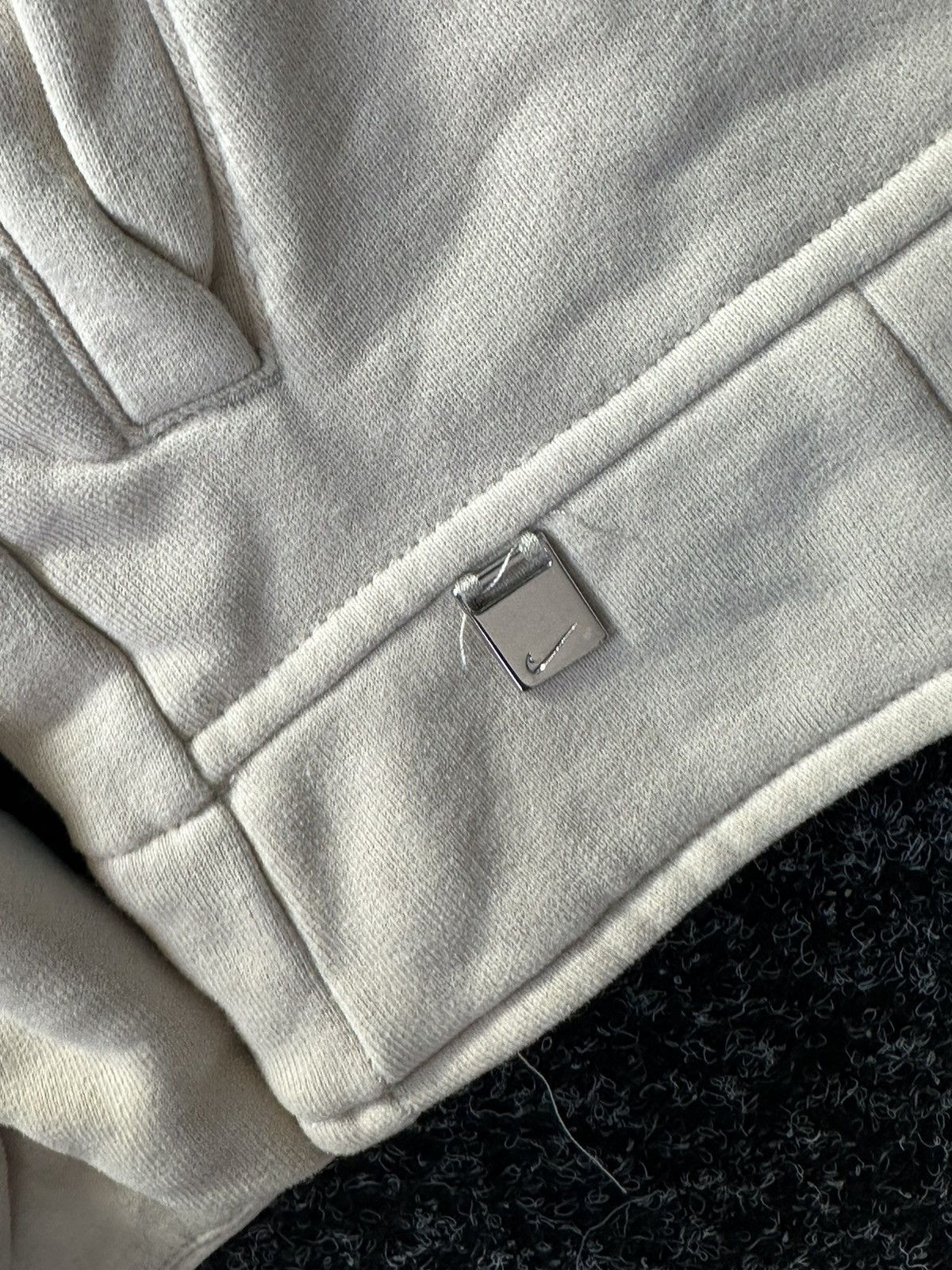 Nike × Vintage 🚨Nike Y2K beige Zip Up Hoodie Rare Vintage Skategang unisex Size US M / EU 48-50 / 2 - 6 Thumbnail