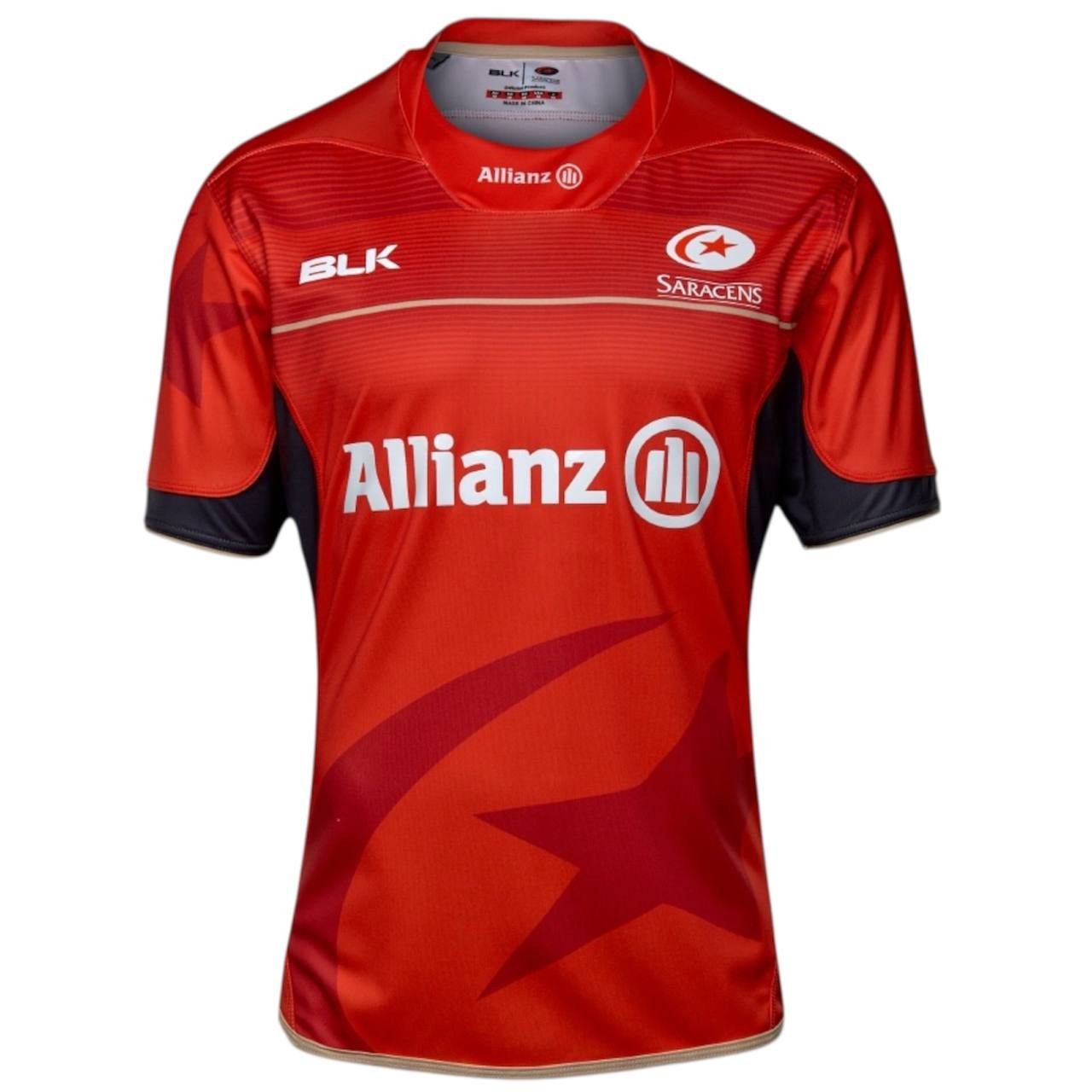 Sports Specialties 2016/17 SARACENS BLK ALLIANZ AWAY RUGBY JERSEY SHIRT SIZE L Size US L / EU 52-54 / 3 - 1 Thumbnail