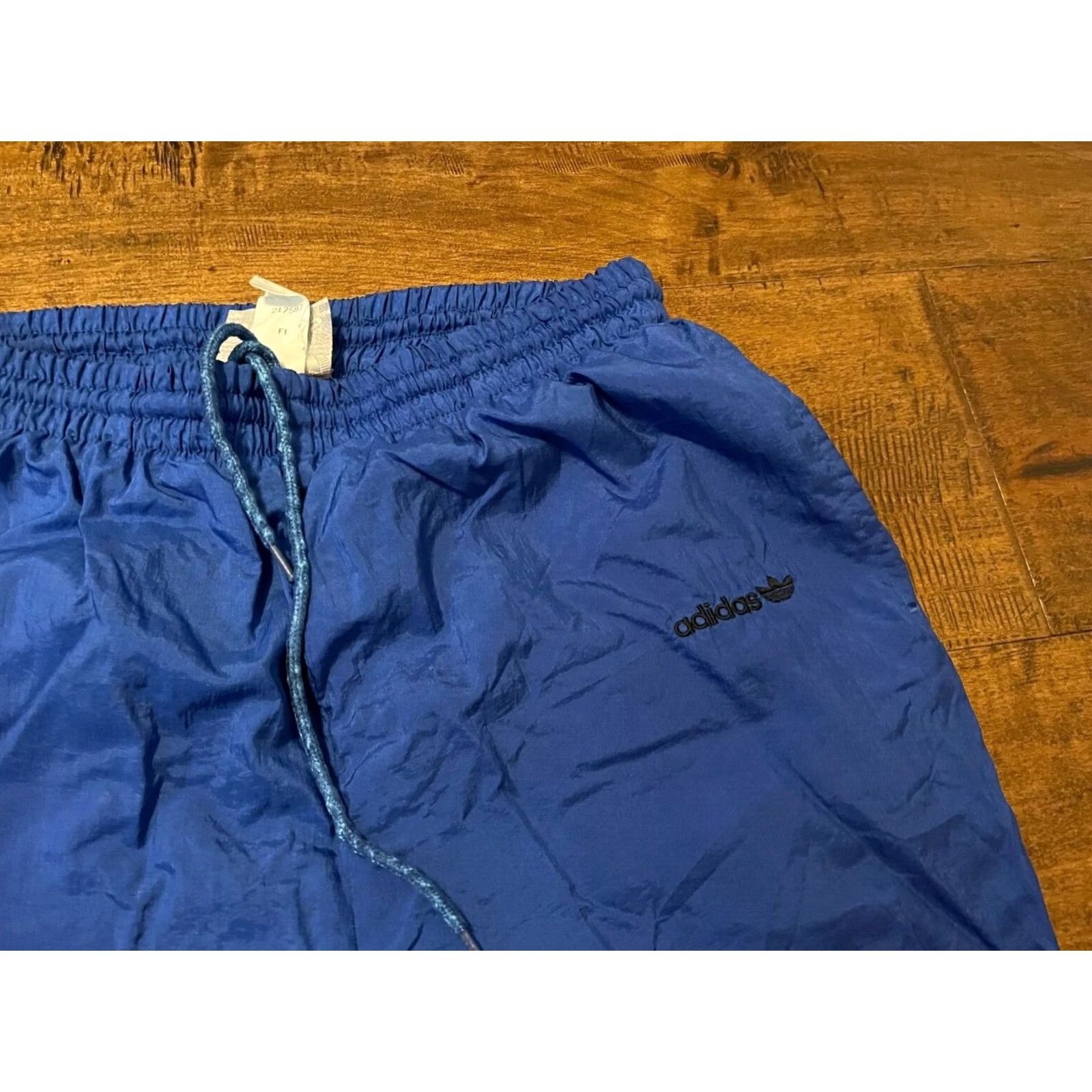 Adidas VINTAGE Adidas Blue Lined Athletic Gym Track Pants Mens Medium M Size US 31 - 2 Thumbnail