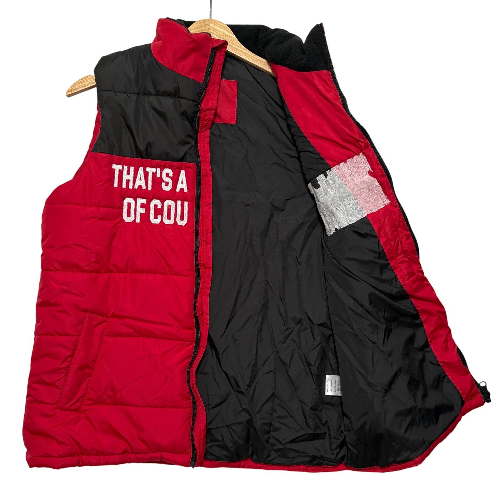 Other Brand New Awful Lot Of Cough Syrup Puffer Vest Red S Size US S / EU 44-46 / 1 - 4 Thumbnail