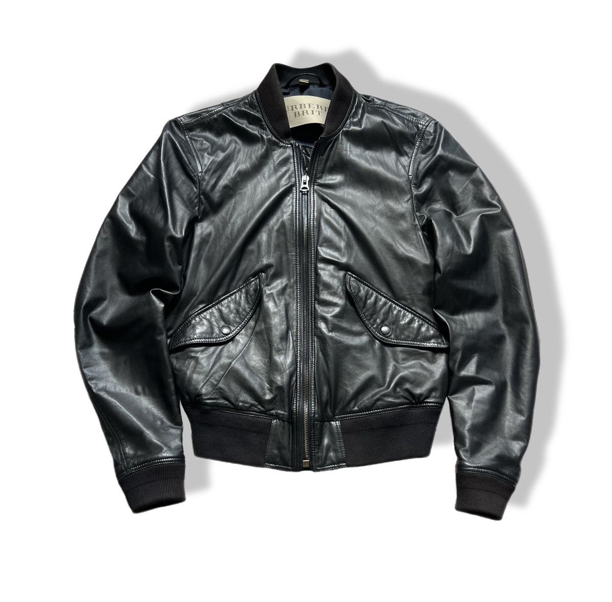Burberry Burberry Brit Leather Jacket Men's Size XS Size US S / EU 44-46 / 1 - 1 Thumbnail
