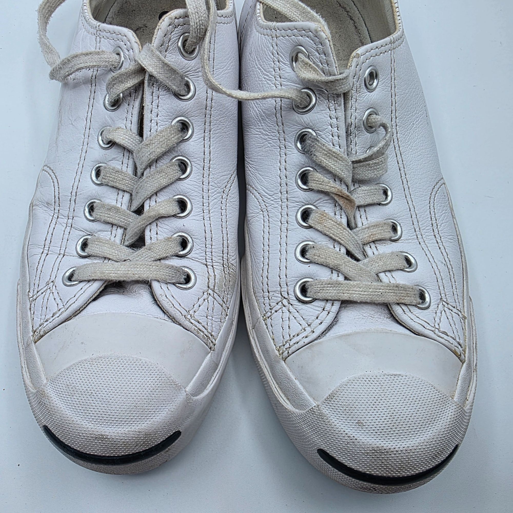 Converse Converse Jack Purcell Leather Womens Size 9 White Shoes Casu Size US 9 / IT 39 - 10 Thumbnail