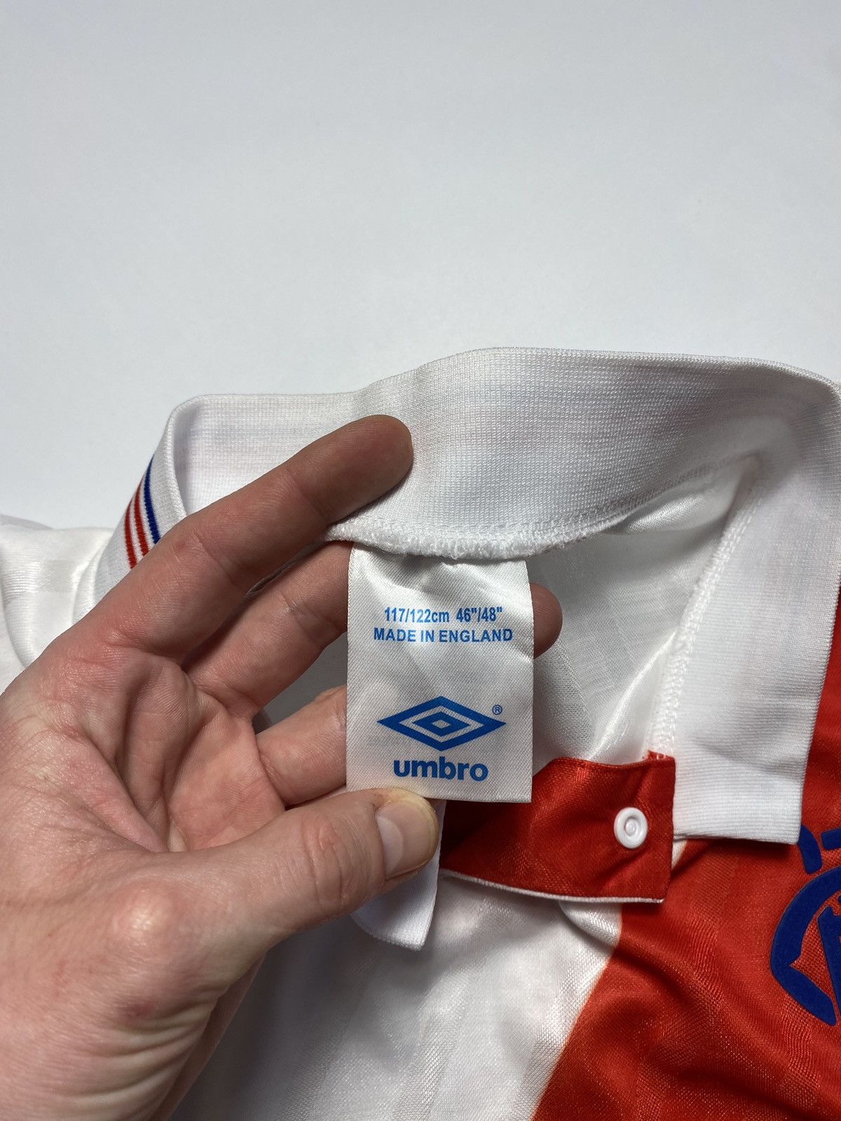 Umbro × Vintage Vintage 1987-1990 Glasgow Rangers Away Kit Jersey Size US L / EU 52-54 / 3 - 6 Thumbnail