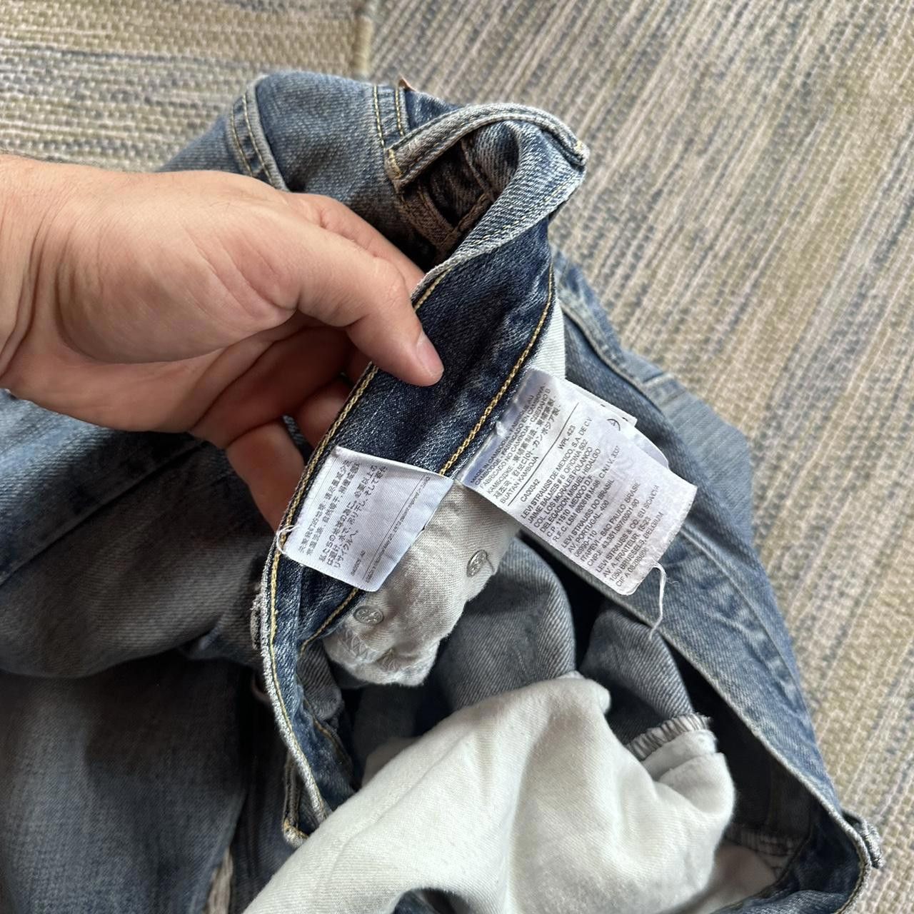 Levi's Vintage Y2K Levis 505 Distressed Denim Pants Trousers Size US 34 / EU 50 - 6 Thumbnail