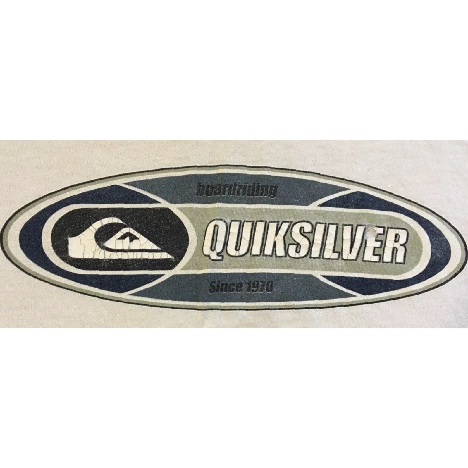 Billabong VINTAGE Quiksilver Thrashed Faded Distressed Shirt L Surf Skate Grunge Punk 90s Y2K Ocean Pacific Hawaii Destroyed Spellout White Mens T-Shirt Size US L / EU 52-54 / 3 - 4 Thumbnail