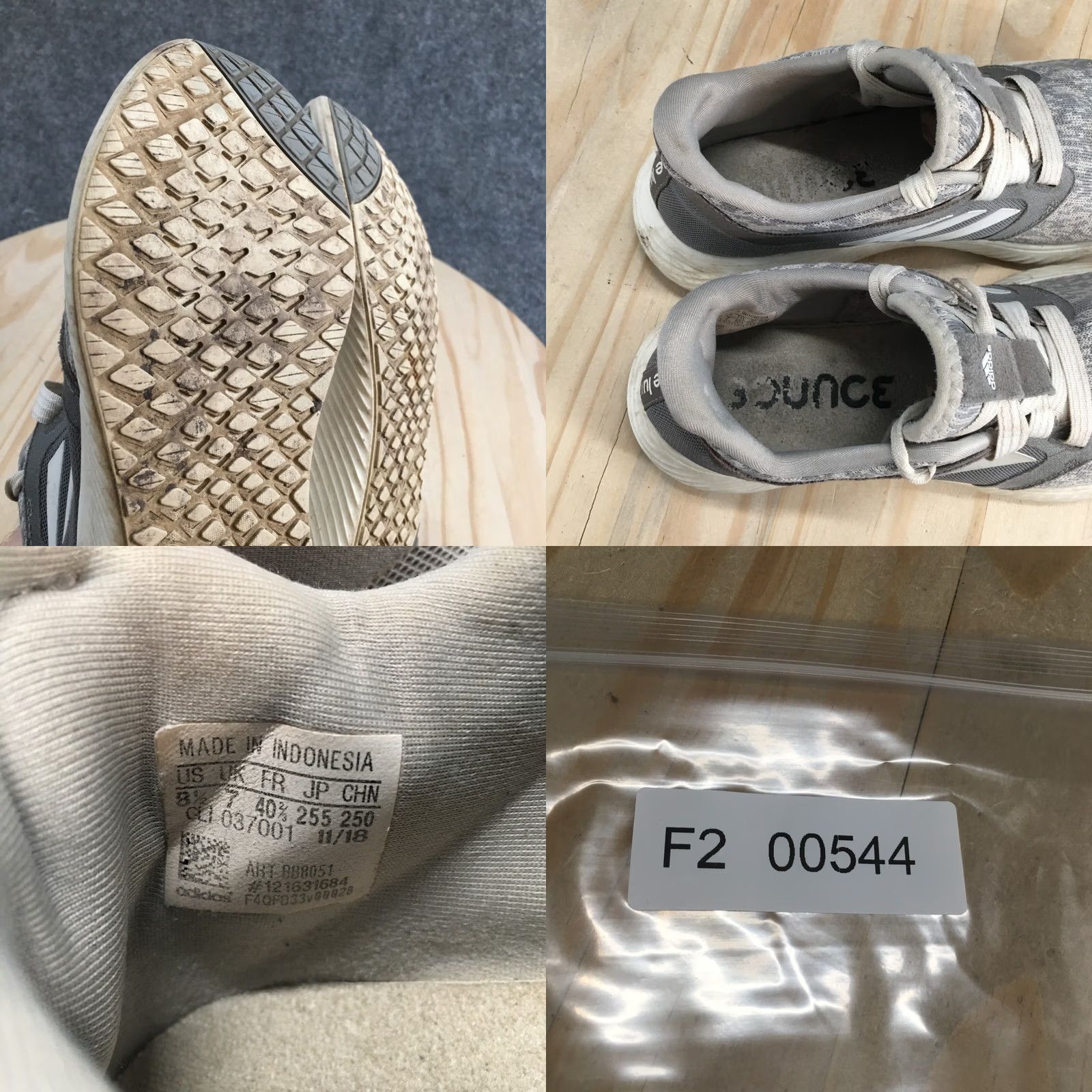 Adidas adidas Sneaker Womens Gray Edge Lux Athletic Running Laced Casual Size US 9 / IT 39 - 9 Thumbnail