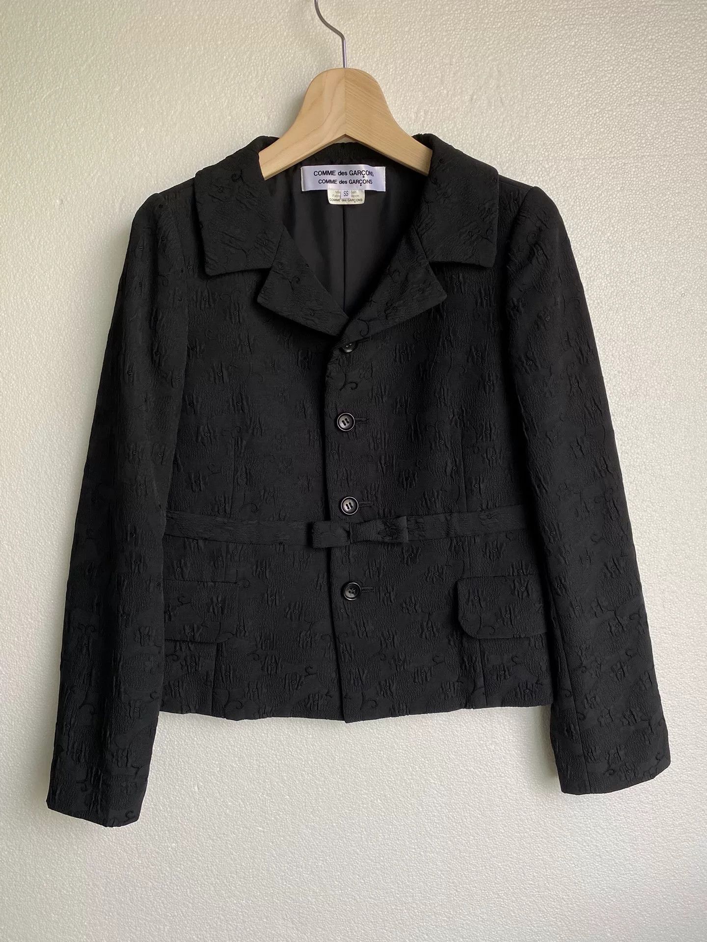 COMME des GARCONS Bow Decor Blazer