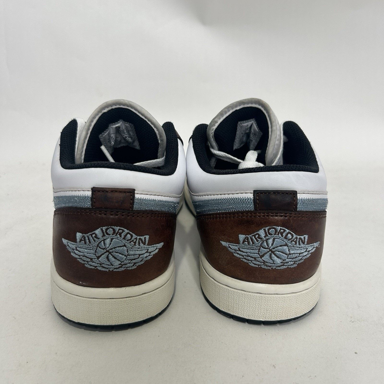 Jordan Brand Nike Air Jordan Retro 1 Low SE “White Blue Grey Brown” Size US 10 / EU 43 - 5 Thumbnail