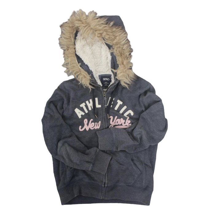 Hollister fur lined online hoodie