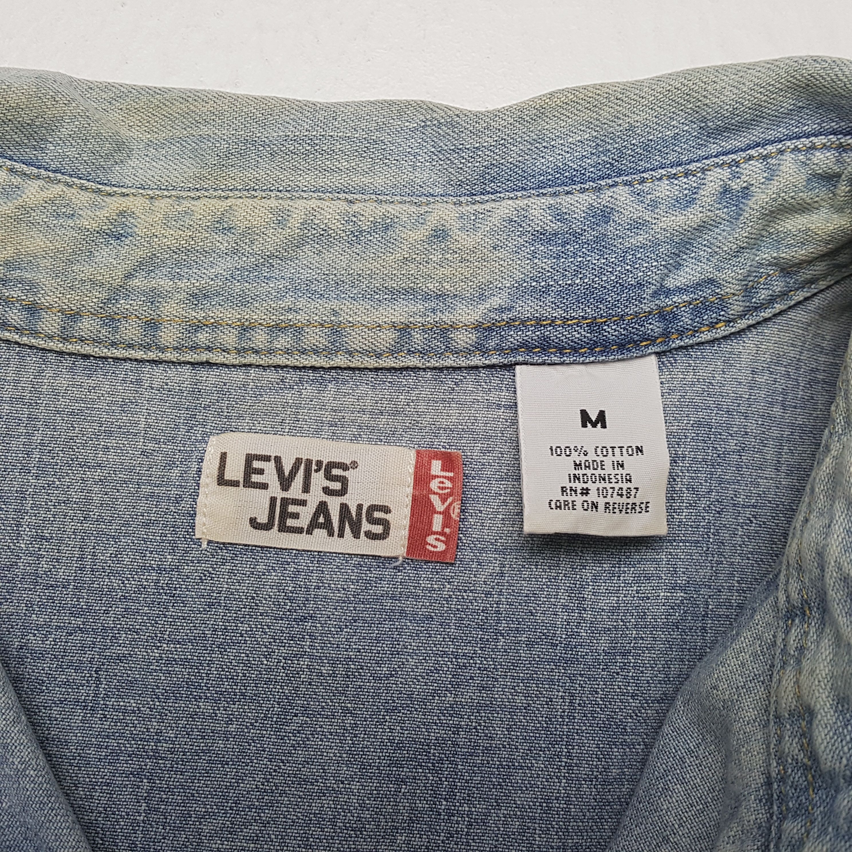 Levi's Vintage Levi's American Style Denim Jeans Shirt C319N25 Size US M / EU 48-50 / 2 - 5 Thumbnail