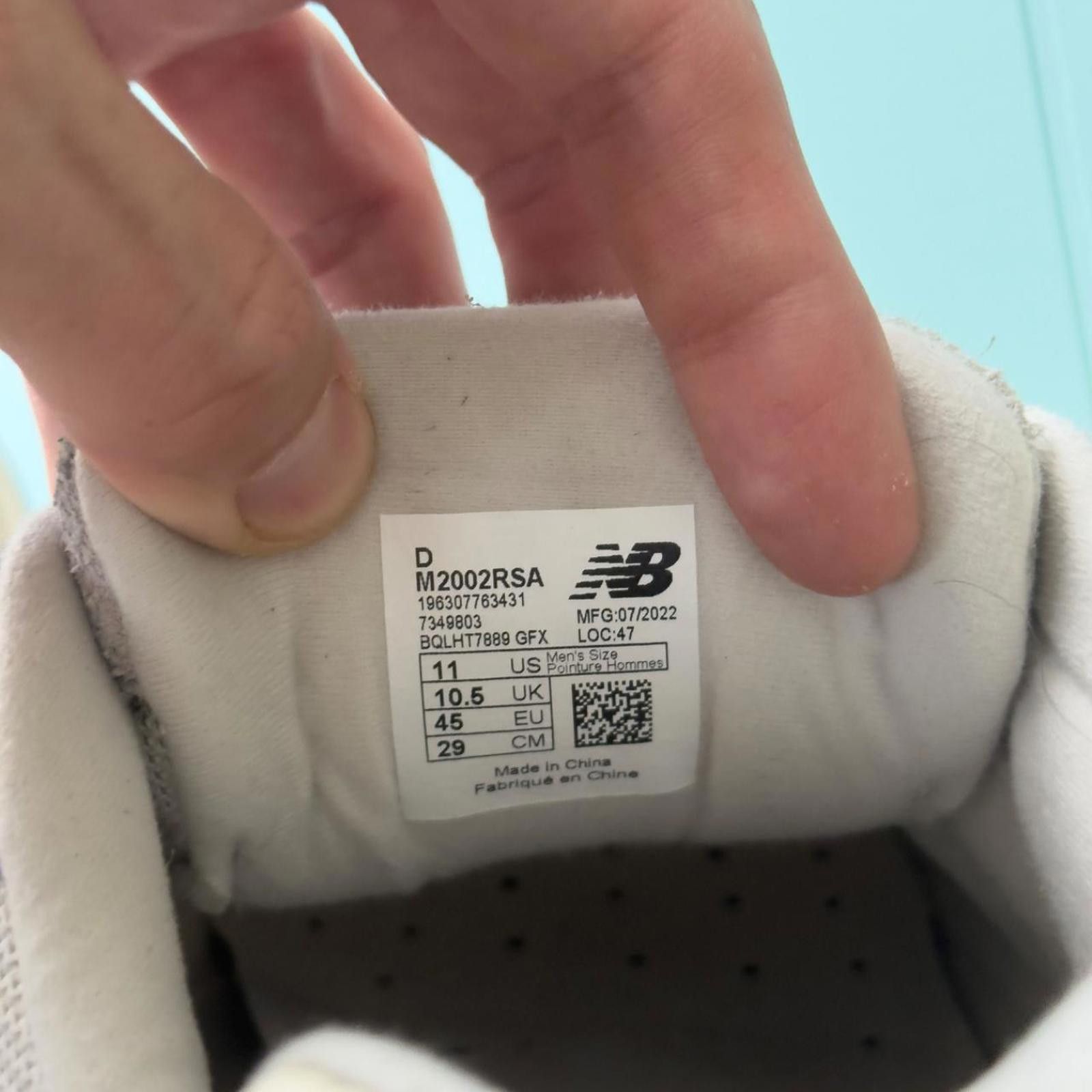New Balance New Balance 2002R Rain Cloud Gray Size 11 Size US 11 / EU 44 - 7 Thumbnail