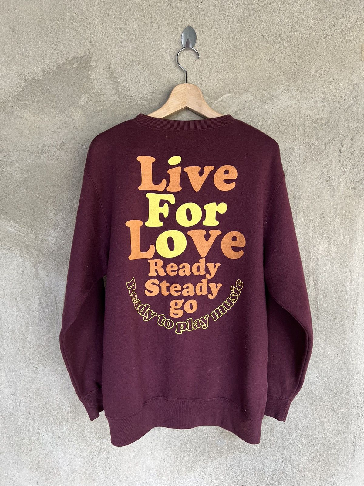 Other Vintage I love Music Sweatshirt Size US M / EU 48-50 / 2 - 7 Thumbnail