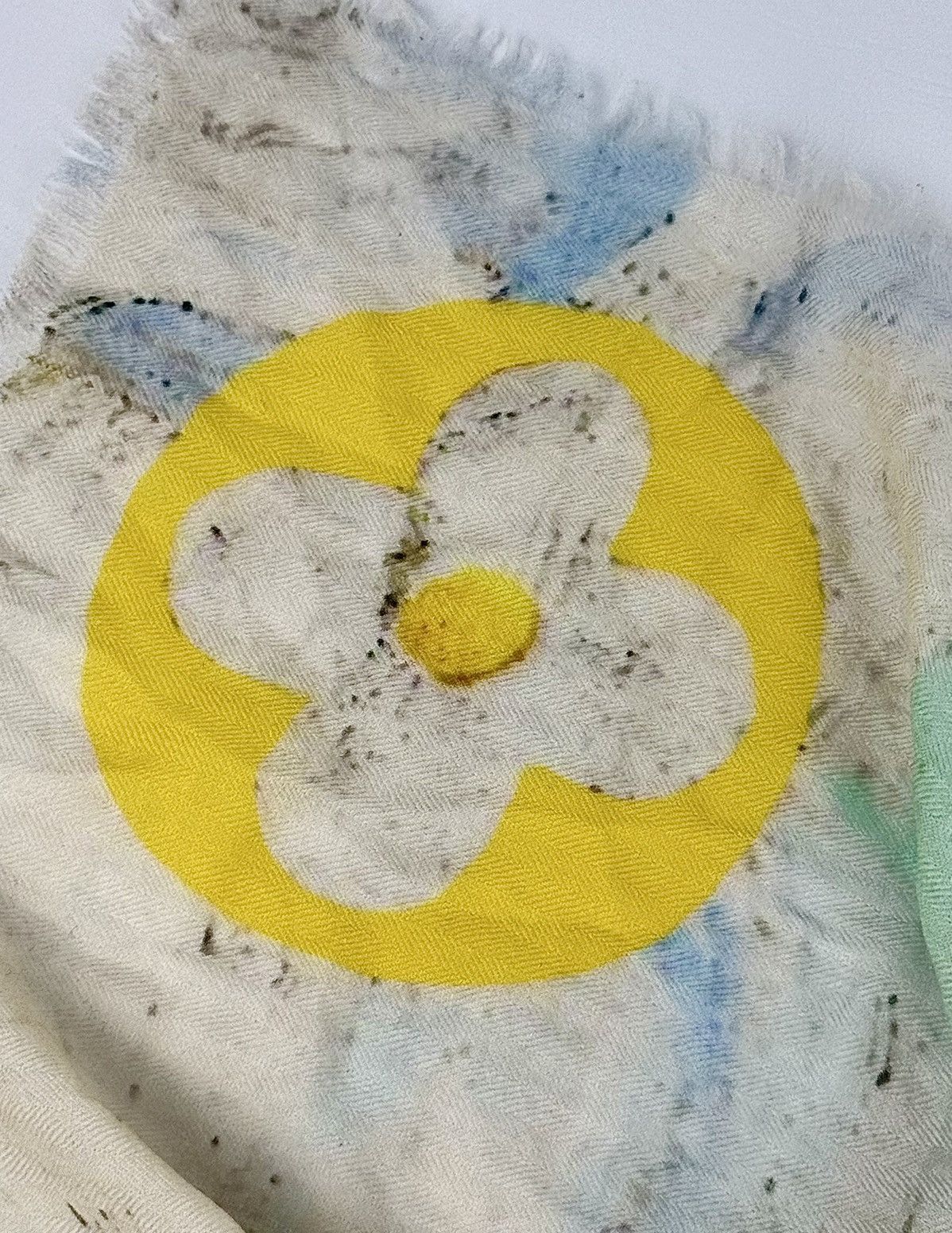 Louis Vuitton Louis Vuitton - Jeff Koons - 2017 - Van Gogh Cashmere Scarf Size ONE SIZE - 7 Thumbnail