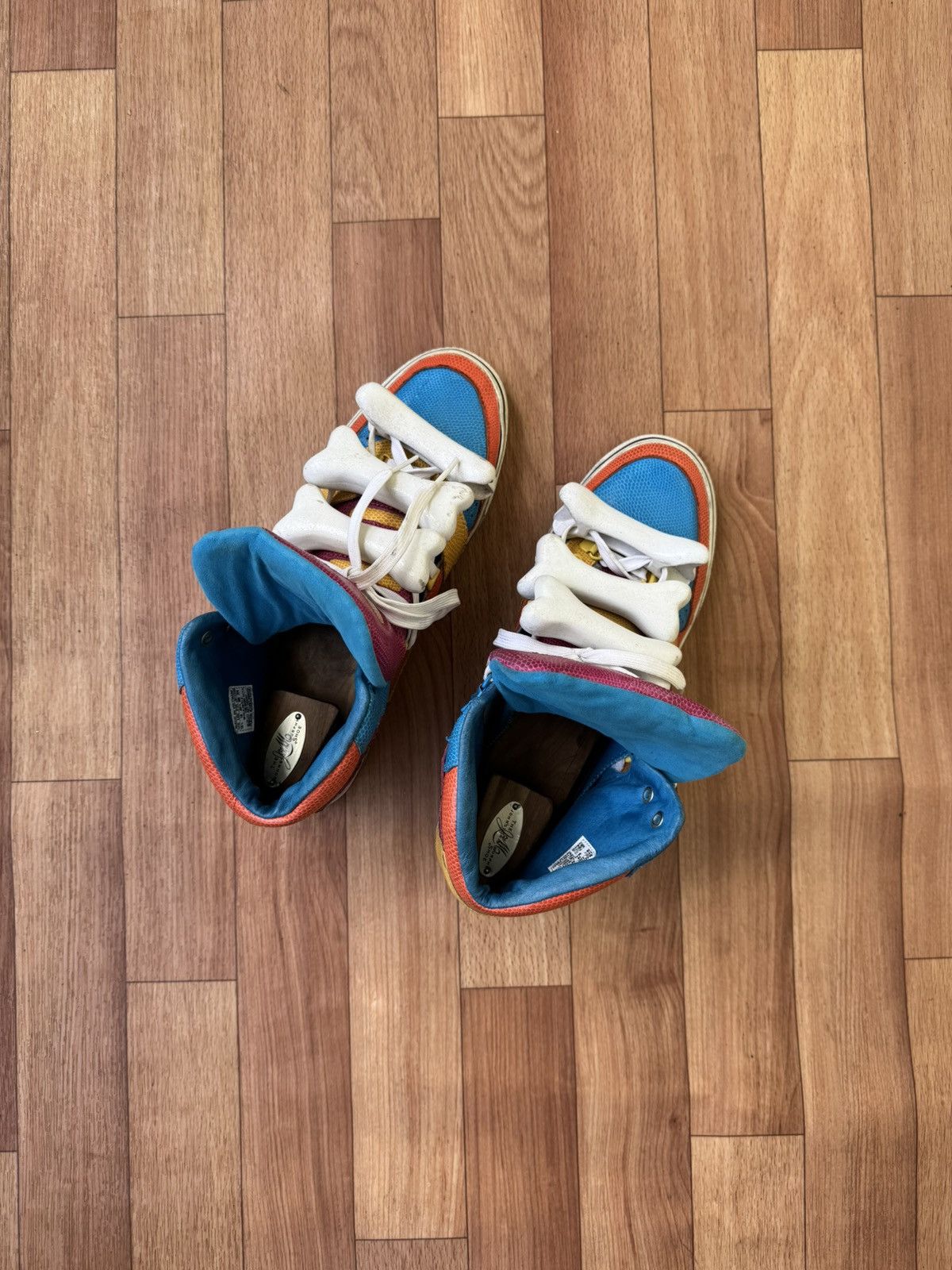 Adidas × Jeremy Scott 🔥🥹Jeremy Scott x Adidas S/S 14 bones sneakers Size US 11.5 / EU 44-45 - 6 Thumbnail