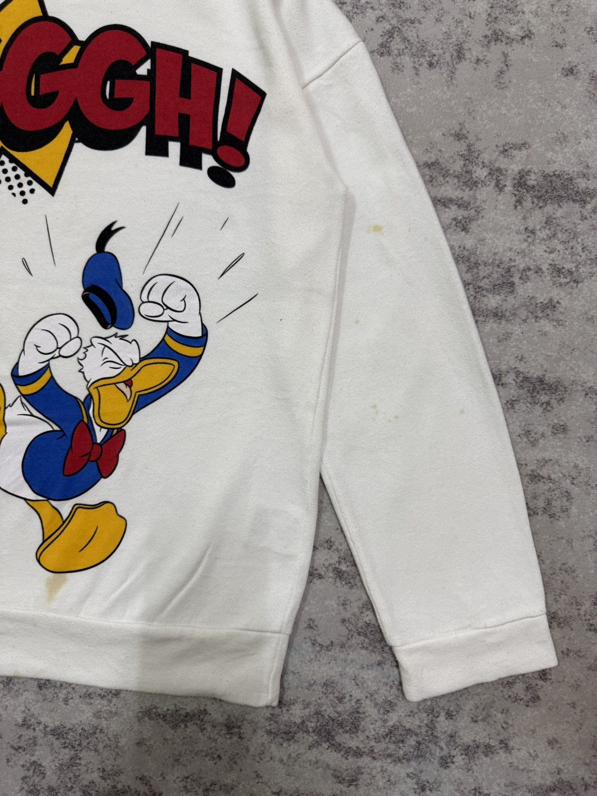 Disney Vintage Disney Donald Duck Sweatshirt Size L / US 10 / IT 46 - 5 Thumbnail