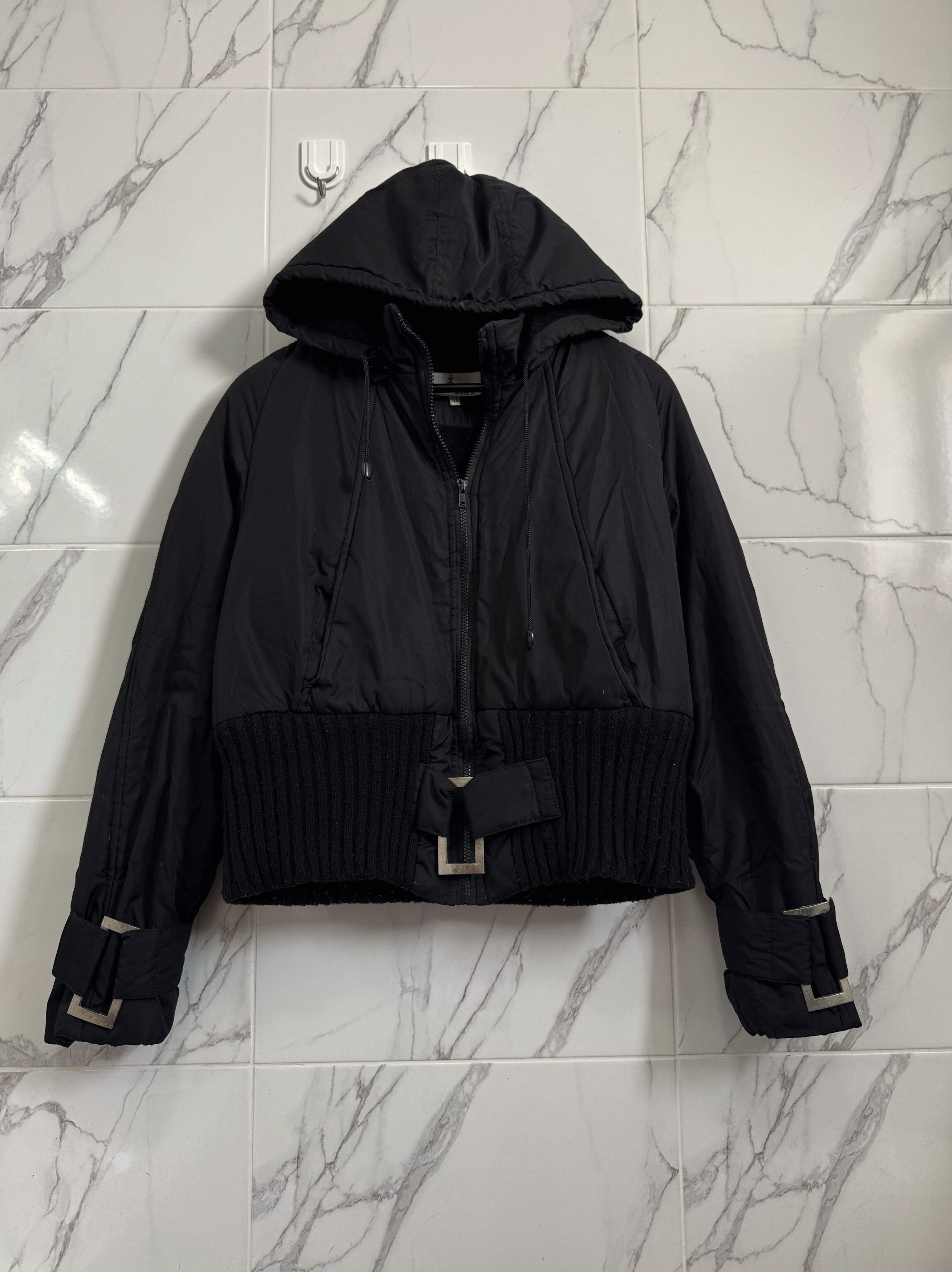 Vintage Y2K Archive Tech Hooded Jacket Cropped Utility Core Size US S / EU 44-46 / 1 - 3 Thumbnail
