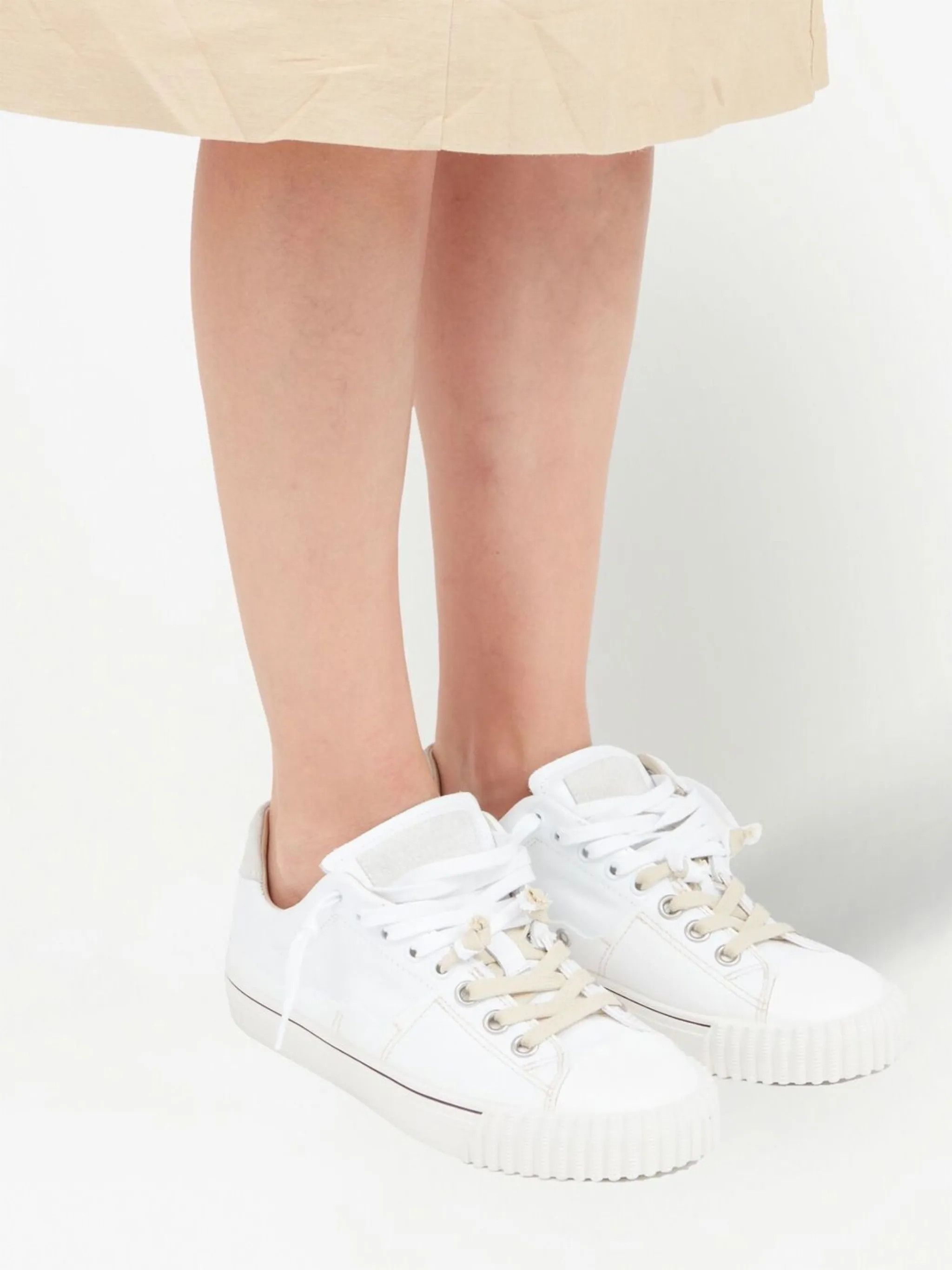 Maison Margiela o1w1db11225 New Evolution Slip-on Sneakers in White Size US 7 / IT 37 - 6 Thumbnail