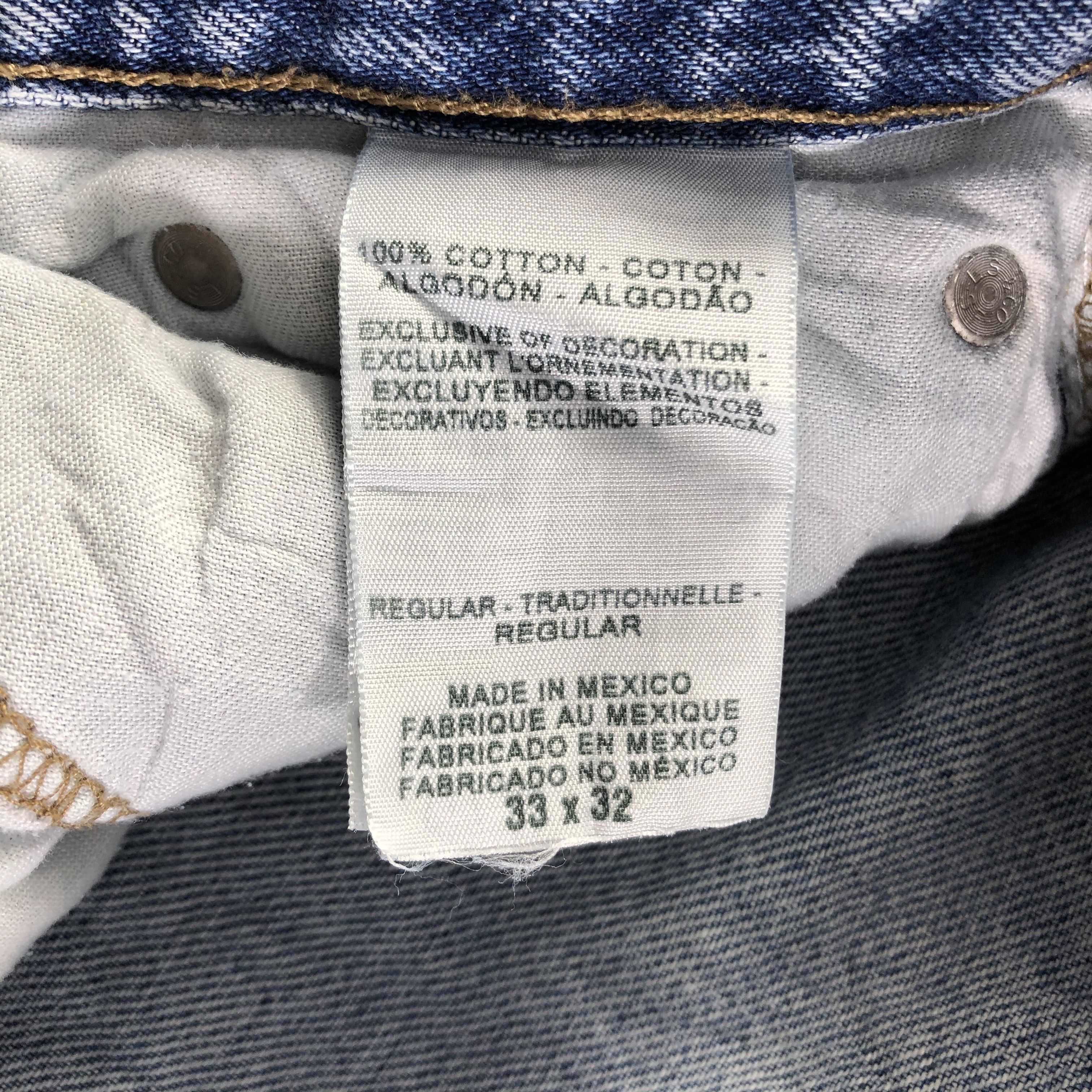 Denizen Vintage Blue Wash Denizen Levis Jeans-J3373 Size US 33 - 10 Thumbnail