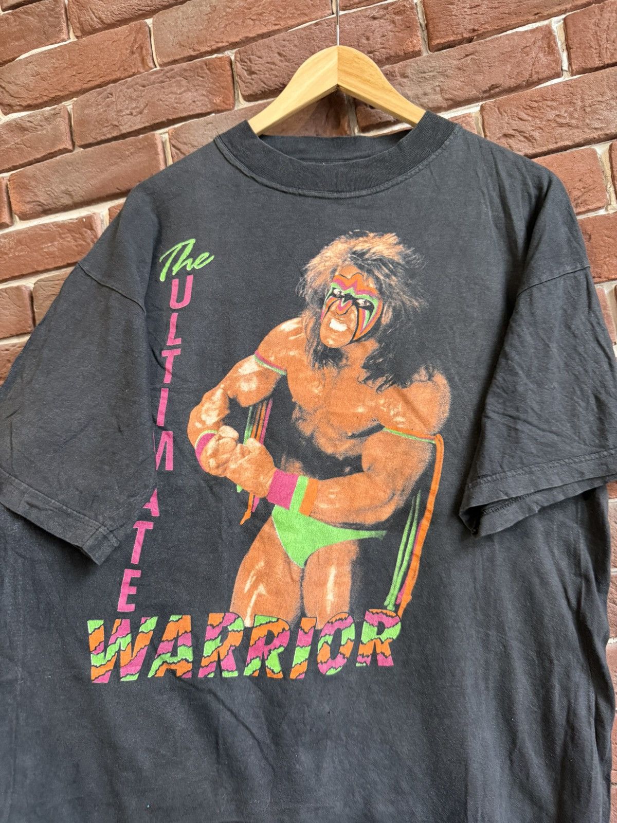 Vintage Vintage 90’s The Ultimate Warrior Rare Bootleg Tee WWE WWF Size US L / EU 52-54 / 3 - 4 Thumbnail