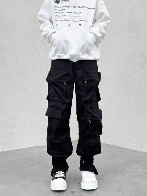 Japanese Brand Honjoh x Endo Multi pocket utility grunge baggy cargo pants Size US 36 / EU 52 - 3 Thumbnail