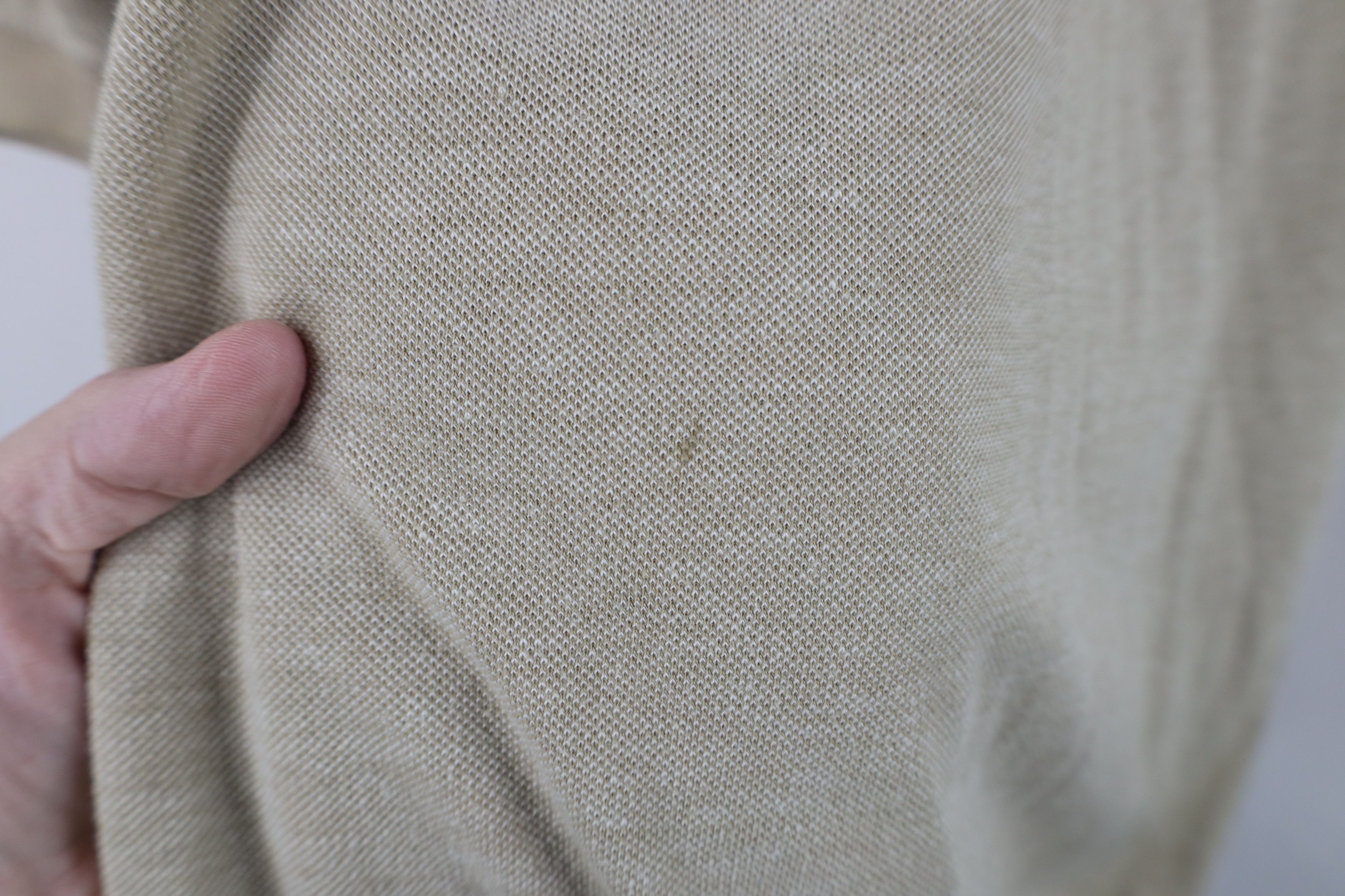 Vintage Vintage 90s Streetwear Cotton Pullover Polo Shirt Beige Size US L / EU 52-54 / 3 - 4 Thumbnail
