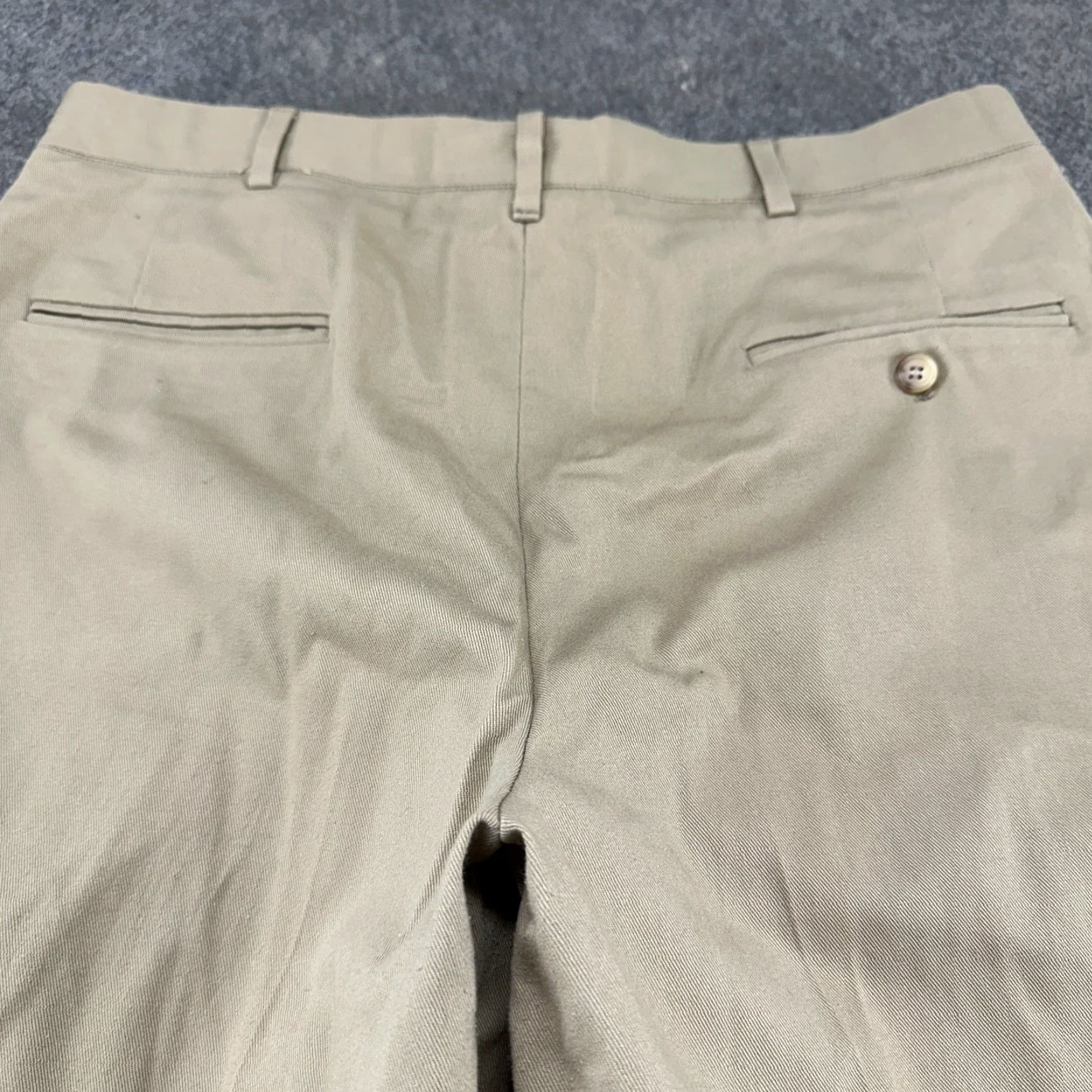 Polo Ralph Lauren VINTAGE Polo Ralph Lauren Pants Mens 34x30 Beige Chino Relaxed Pleated 80s Size US S / EU 44-46 / 1 - 7 Thumbnail
