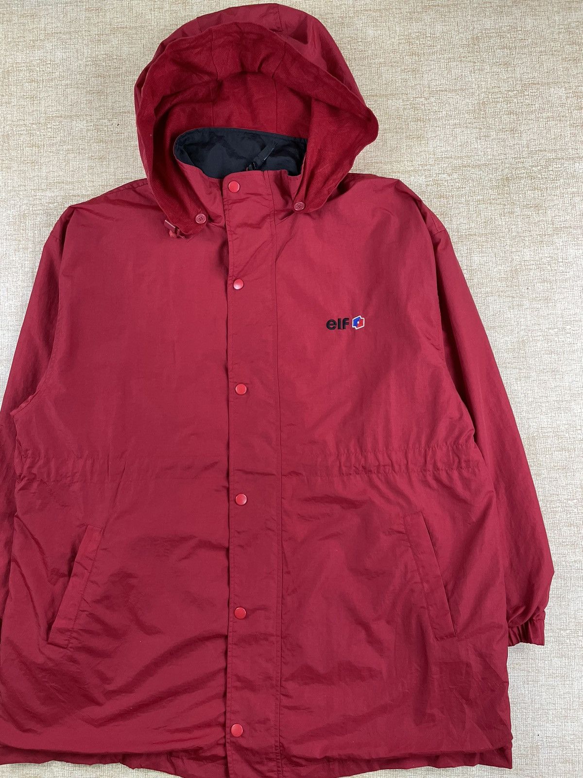Vintage Vintage ELF Lubricants Japanese Racing Hoodie Jacket Size US L / EU 52-54 / 3 - 3 Thumbnail