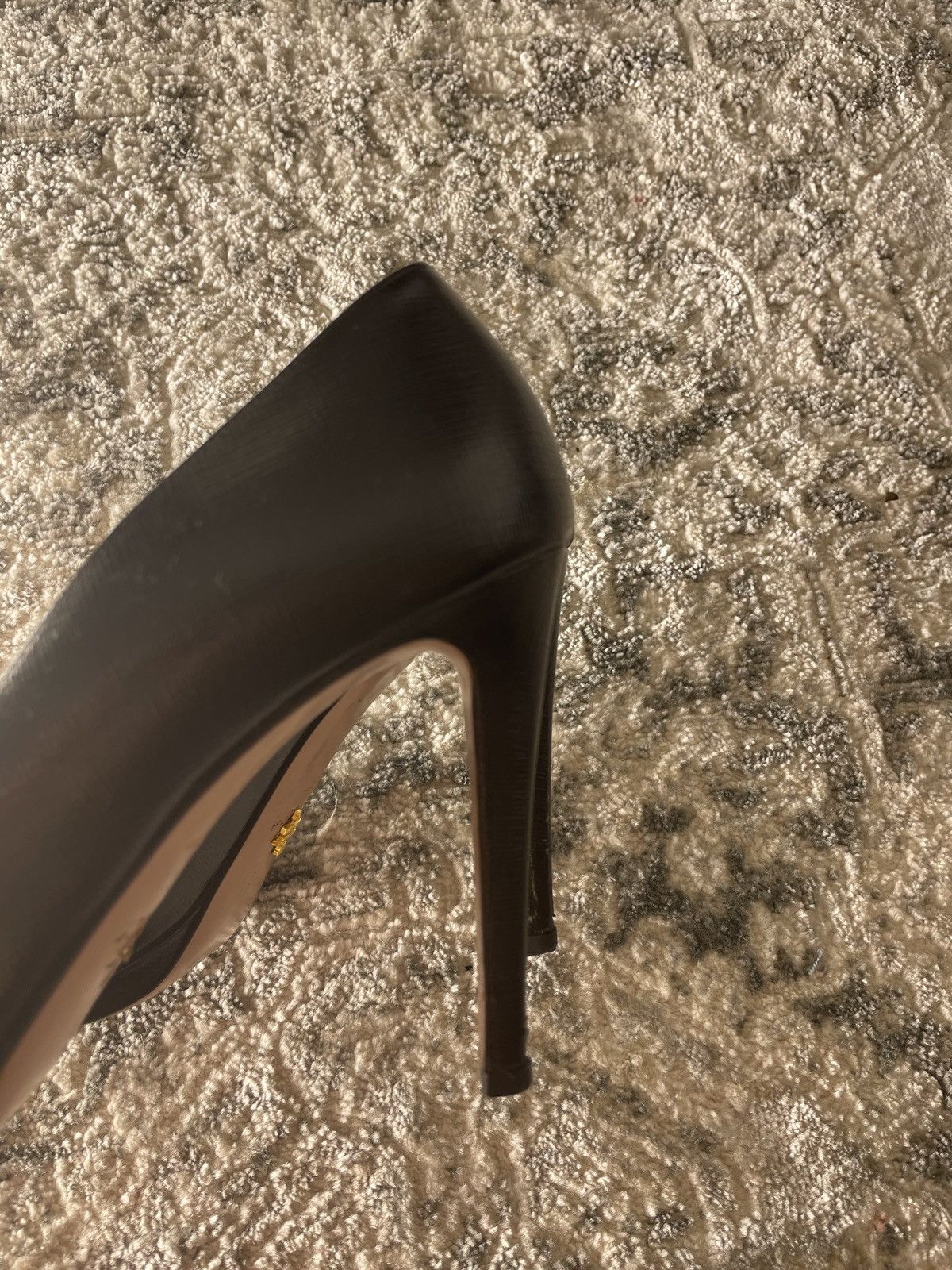 Prada prada shiny leather heel Size US 8.5 / IT 38.5 - 6 Thumbnail
