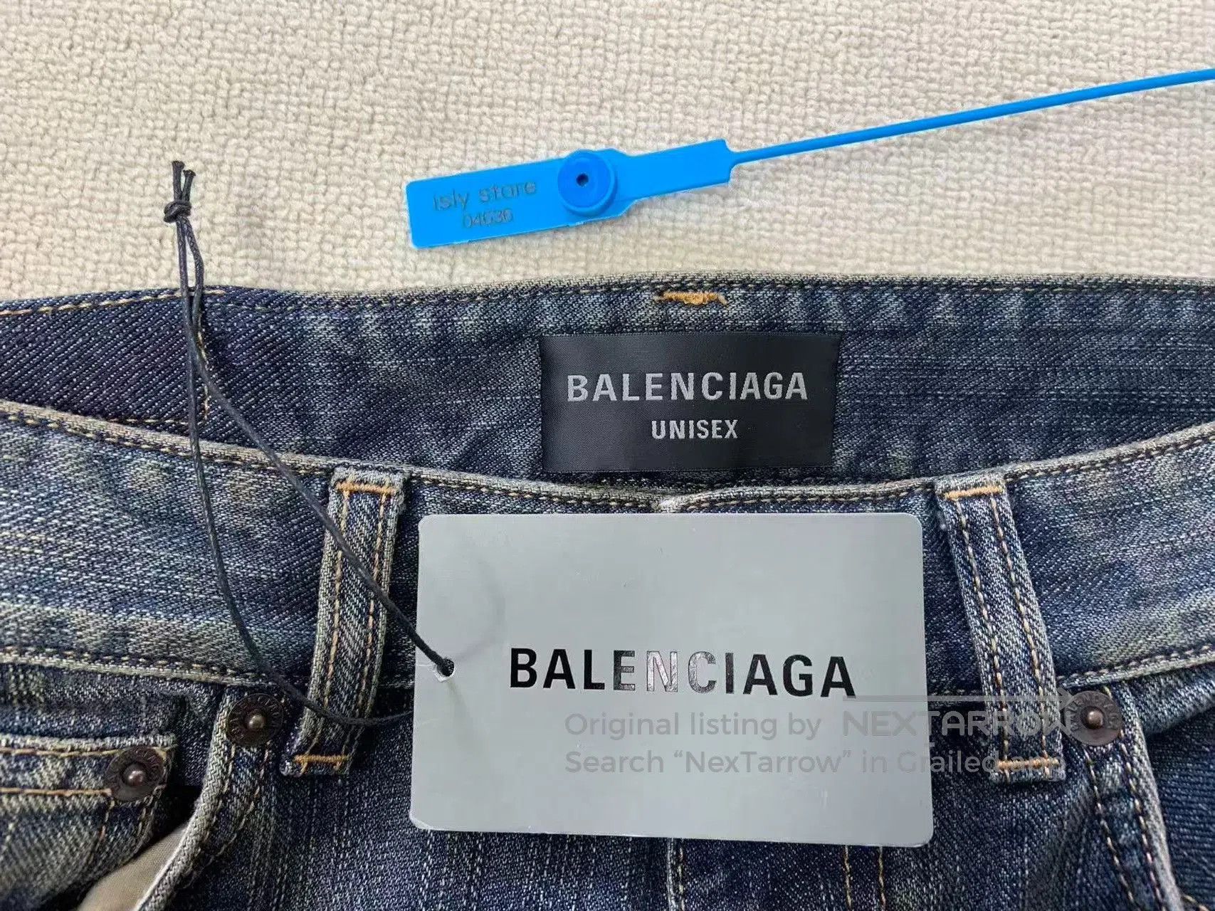 Balenciaga Balenciaga Mid-Rise Casual Flared Jeans S. Size 35" - 5 Thumbnail