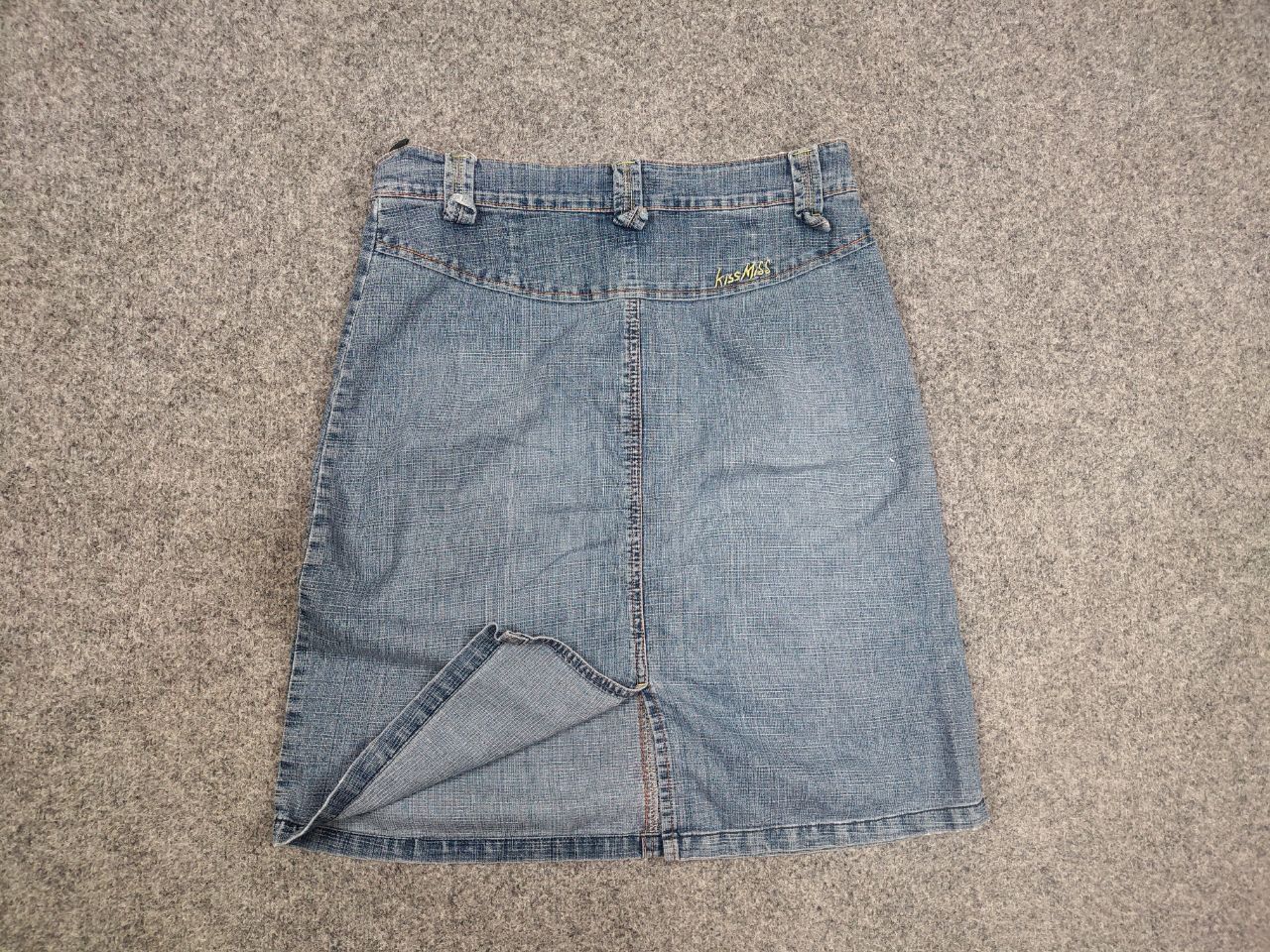Miss Sixty Miss sixty Style Light faded Medium Denim Skirt Y2K Style Size 31" - 8 Thumbnail