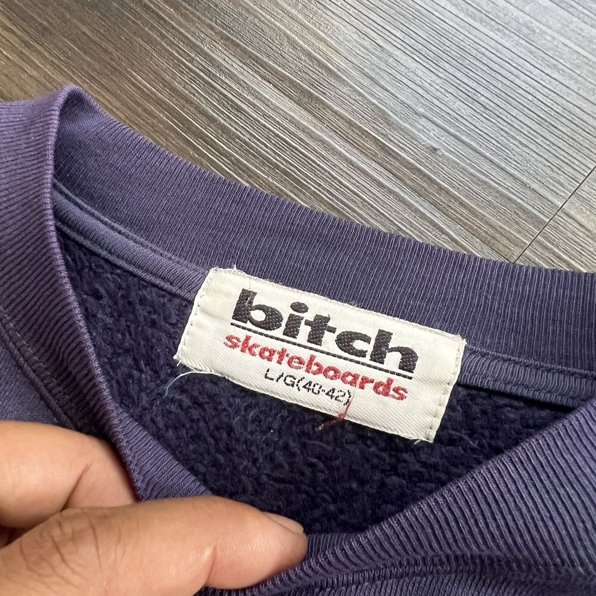 Hook-Ups 🔥 BITCH SKATEBOARDS STREETWEAR ROUNDNECK SWEATSHIRT - L Size US M / EU 48-50 / 2 - 6 Thumbnail