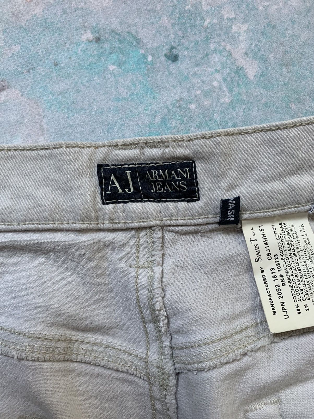 Armani Armani Jeans Y2K Eco-Wash Casual Denim Pants Hype 2000s Size US 34 / EU 50 - 11 Thumbnail